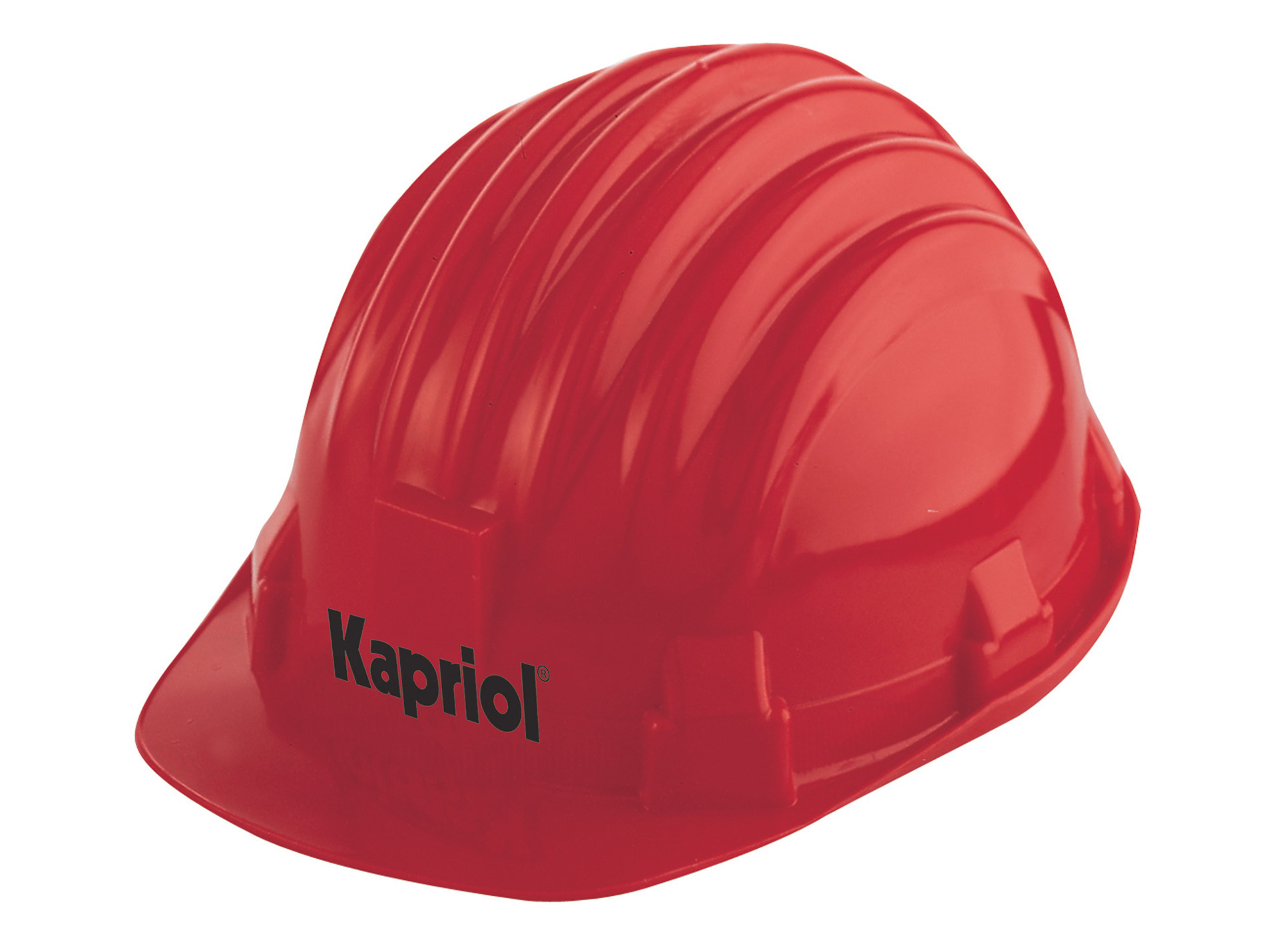 Casque de chantier KAPRIOL PVC rouge