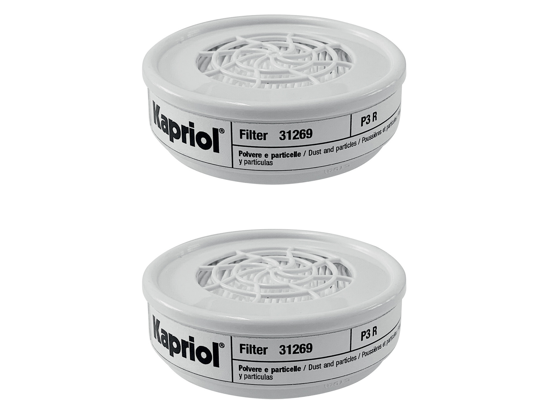 Filtres KAPRIOL P3 R pour demi-masque x2