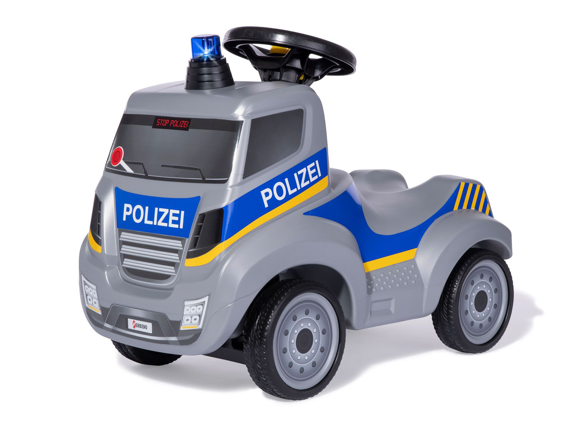 Camion porteur ROLLY TOYS FerbedoCamion Police gris