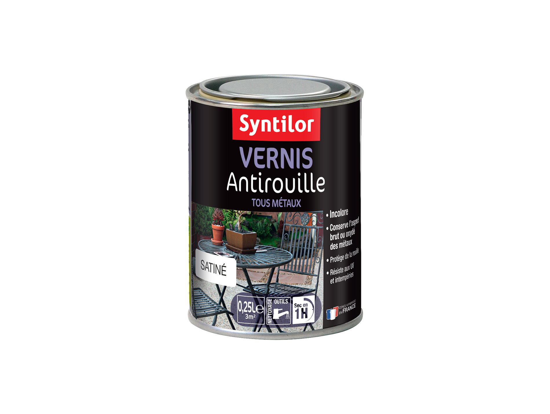 Vernis antirouille SYNTILOR Satiné 250ml