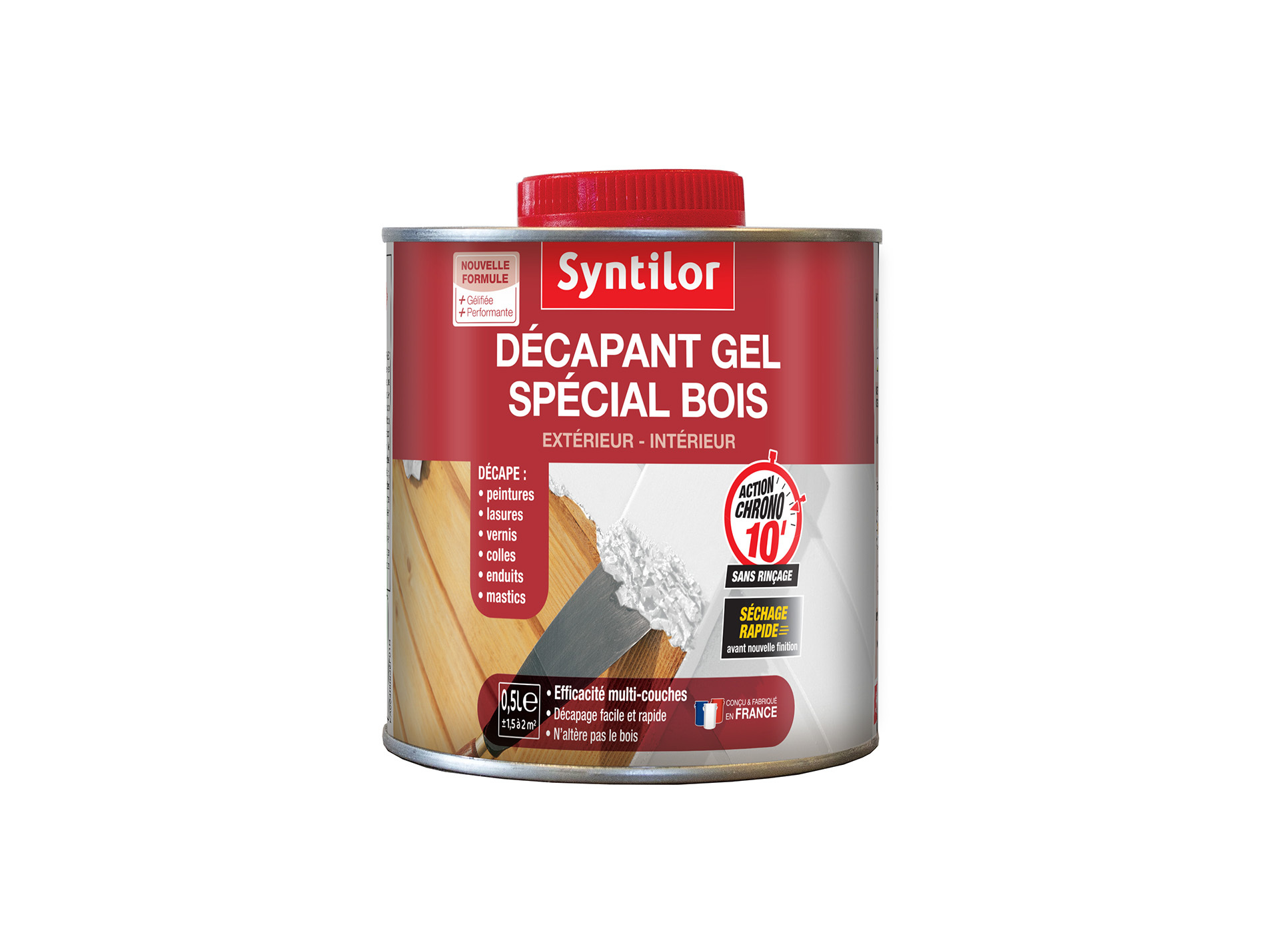 Décapant gel spécial bois SYNTILOR 500ml
