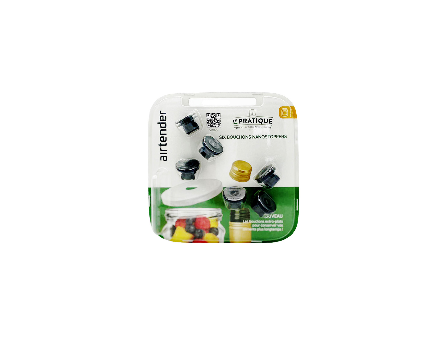 Bouchons nanostoppers LE PRATIQUE x AIRTENDER x6