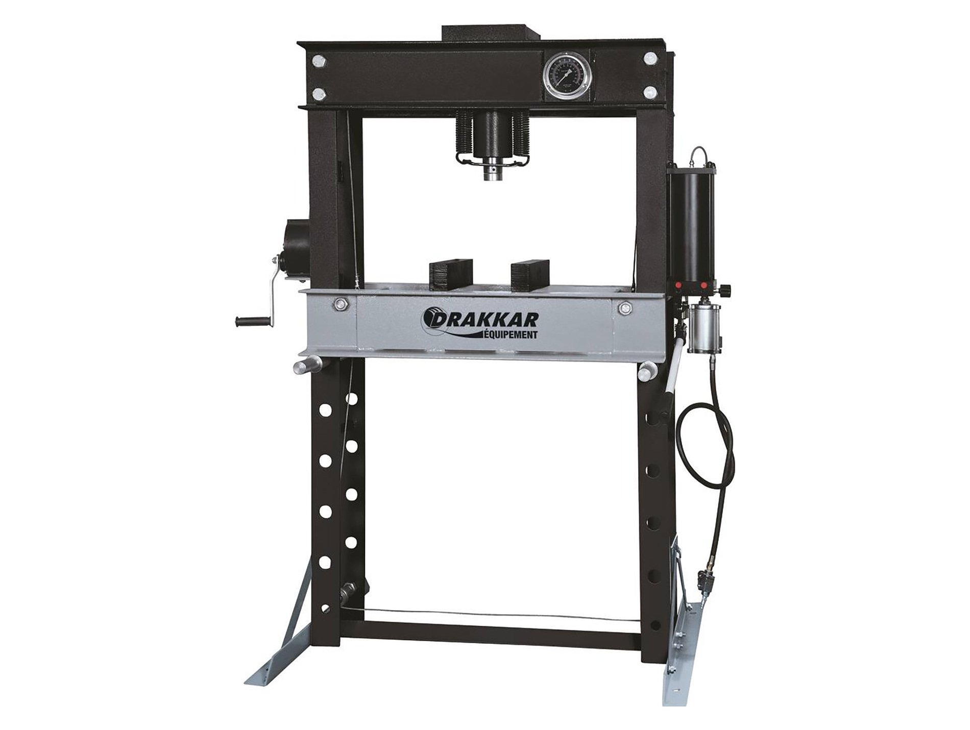 Presse d'atelier DRAKKAR 45T manuelle et pneumatique