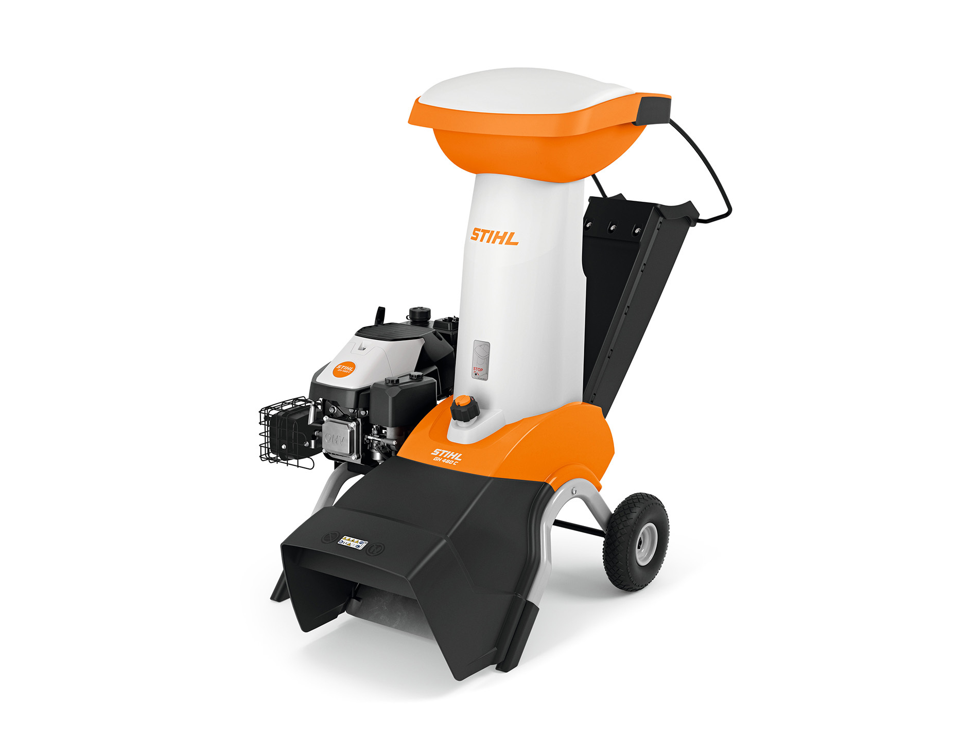 Broyeur de végétaux thermique STIHL GH 460 C Ø75mm