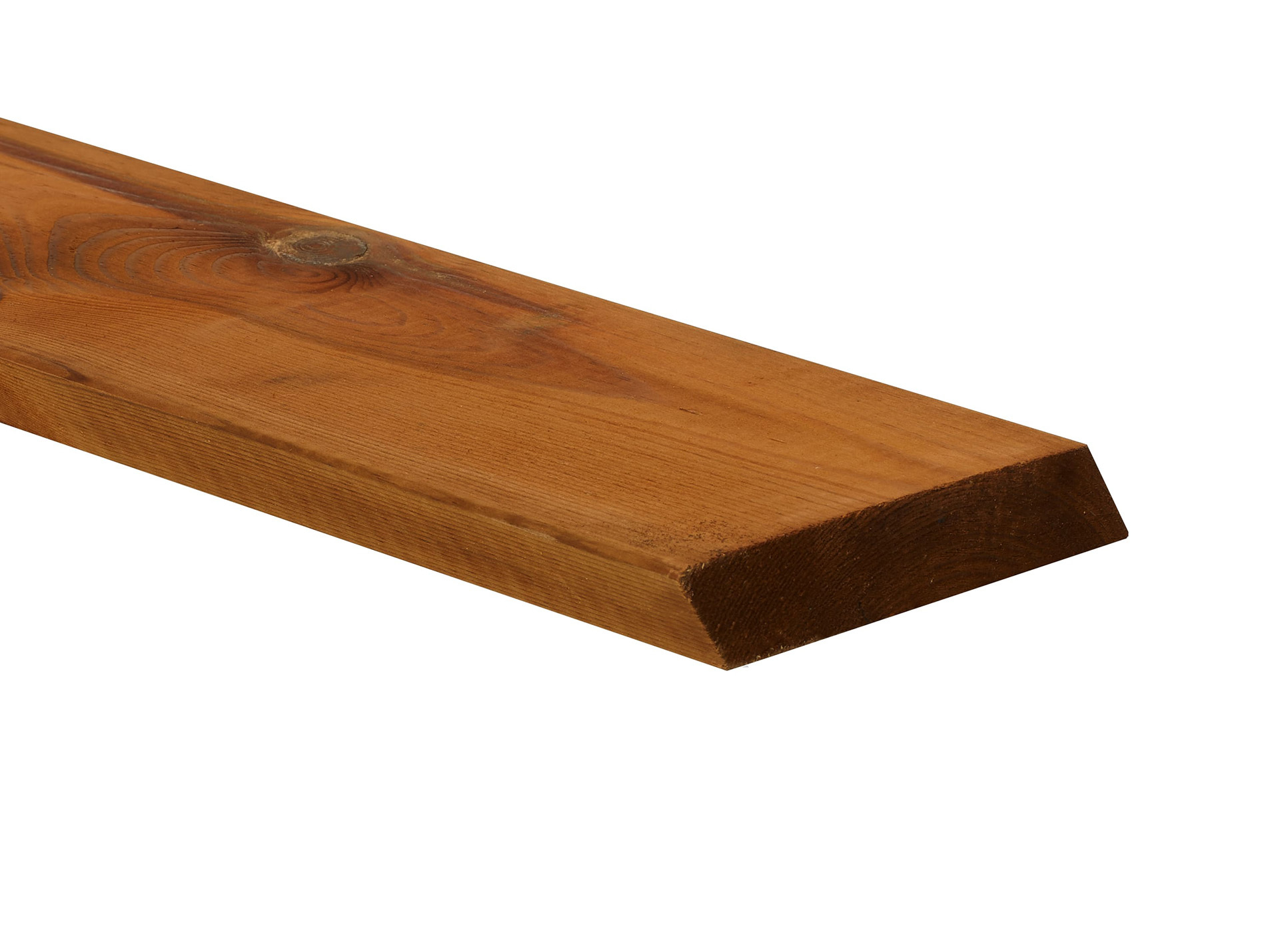 Lame de terrasse bois pin 27x140mm L.240cm classe 4 marron