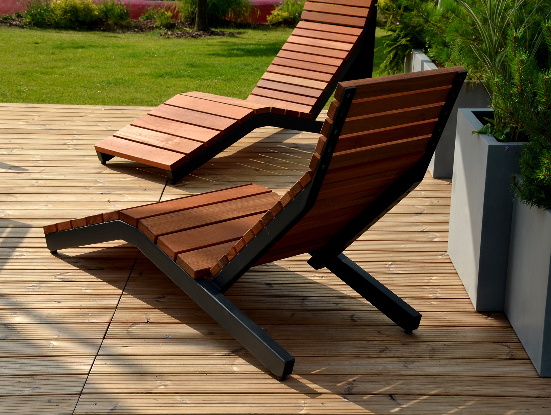 Lame de terrasse bois pin 26x142mm L.240cm thermo