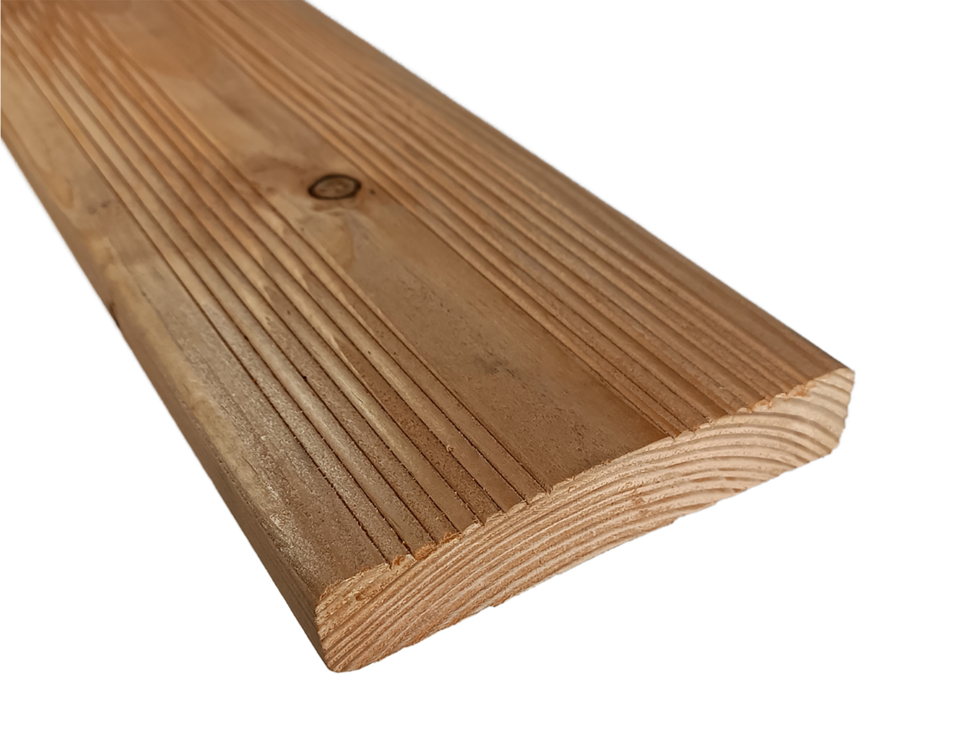 Lame de terrasse bois Douglas 27x145mm L.400cm