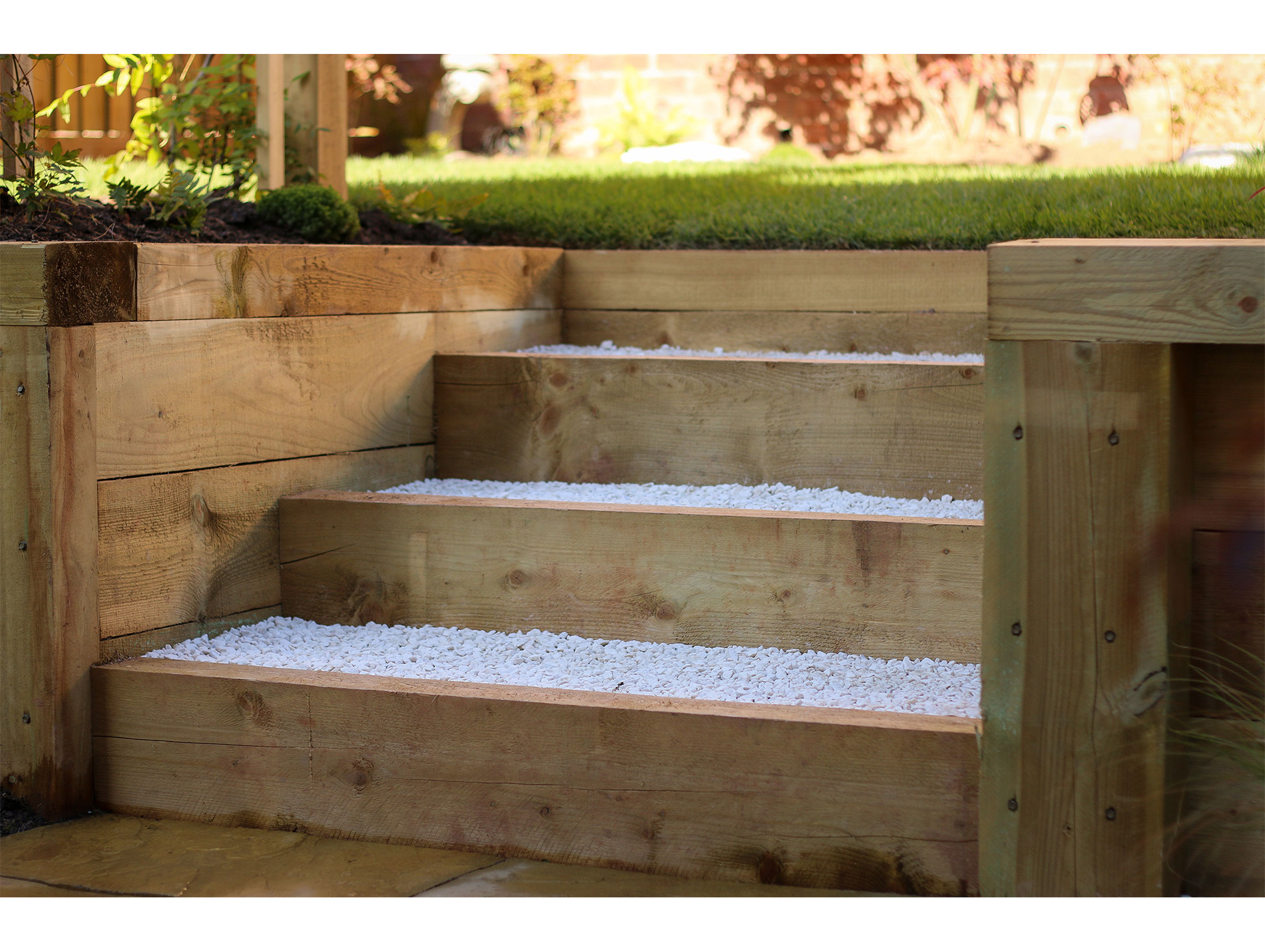 Traverse paysagère pin 100x200mm L.120cm vert