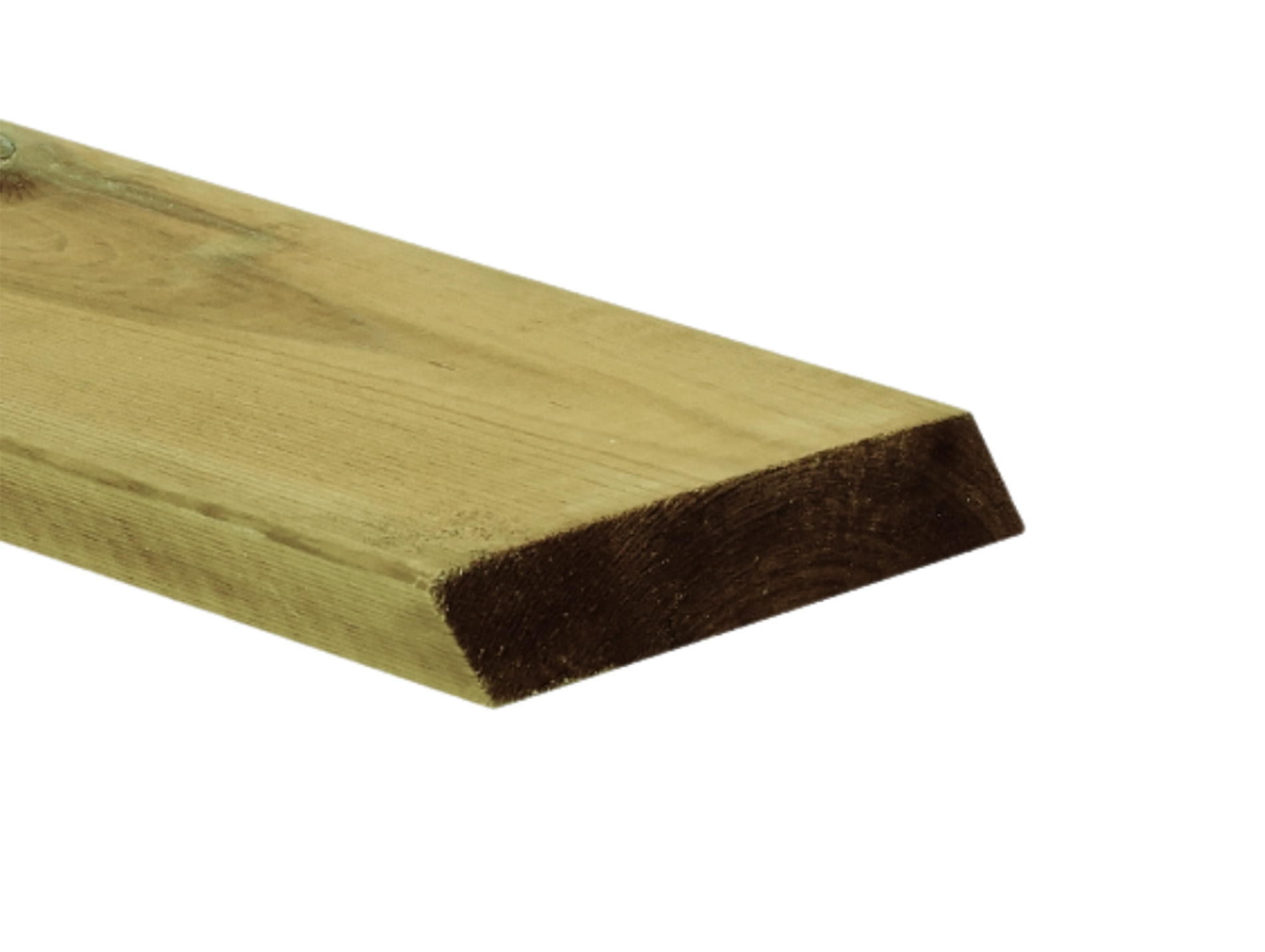 Lame de cloture bois Vénitienne 27x135mm L.192cm vert