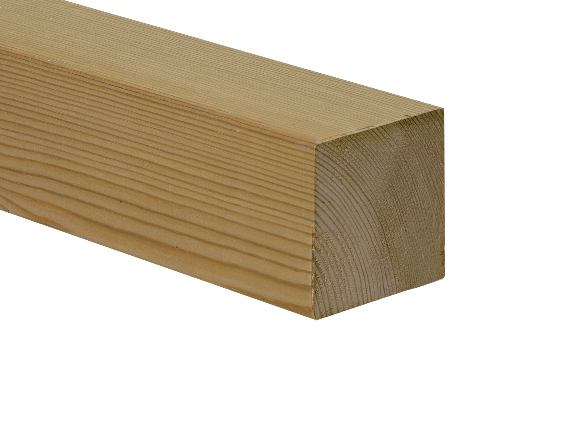 Poteau raboté 70x70mm L.240cm classe 4 vert