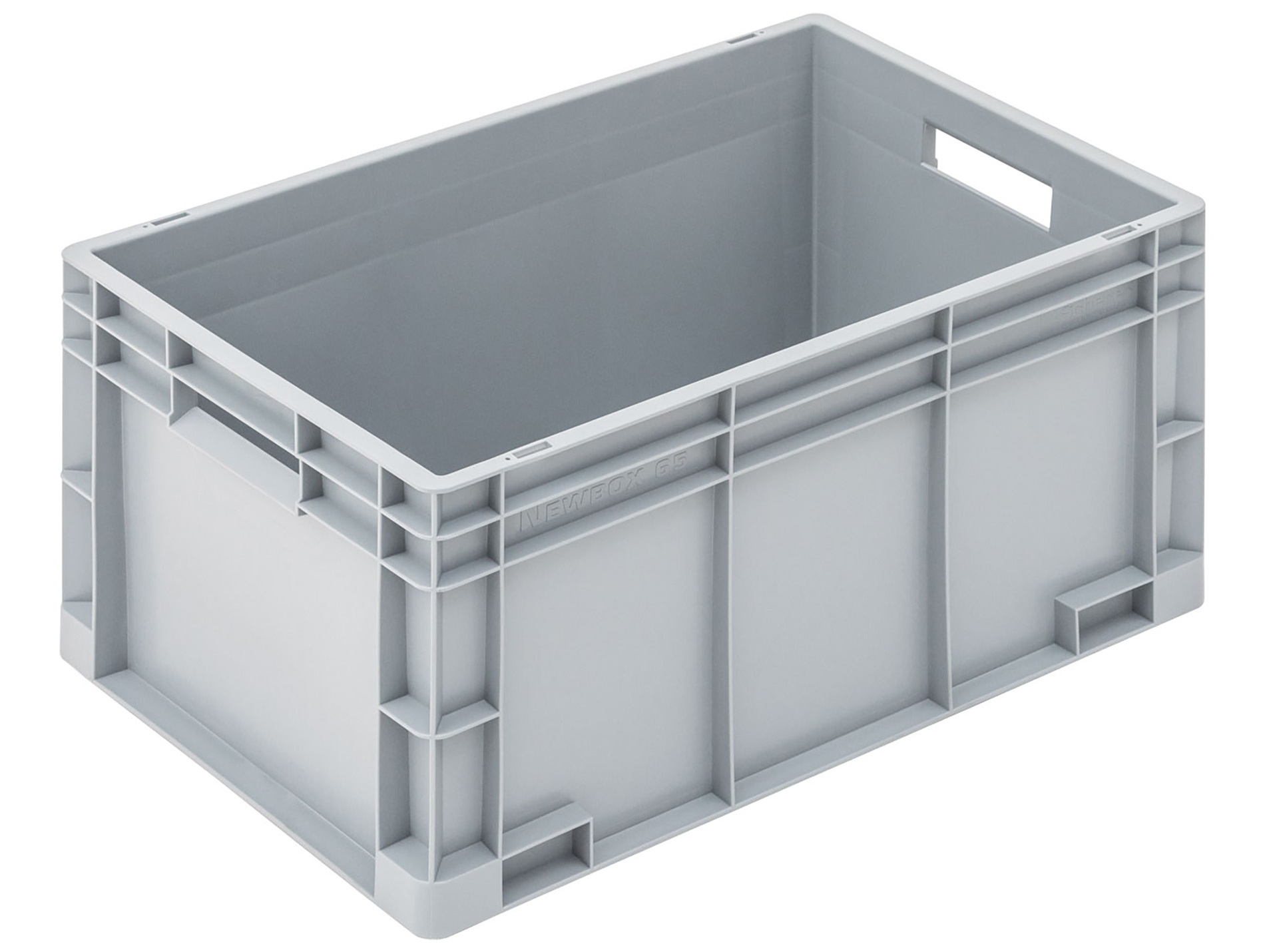 Bac de manutention alimentaire 60x40x17 gris