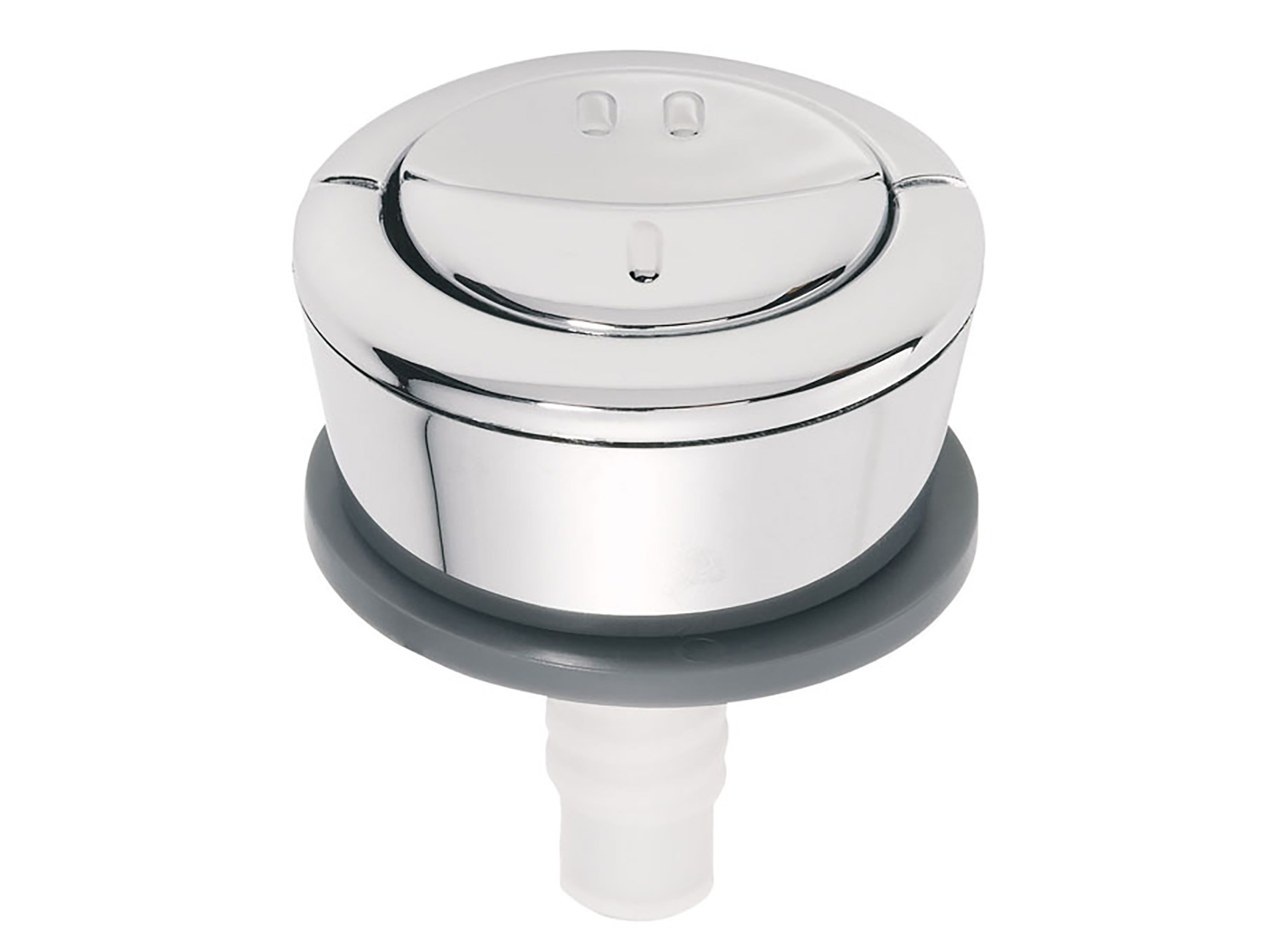 Bouton double poussoir WIRQUIN pour mécanisme wc