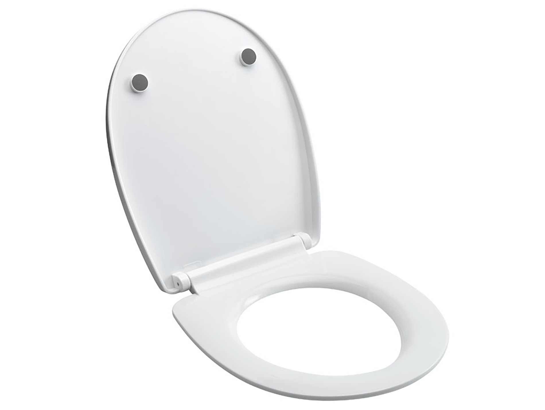 Abattant thermoplastique WIRQUIN Marbella Galet Blanc