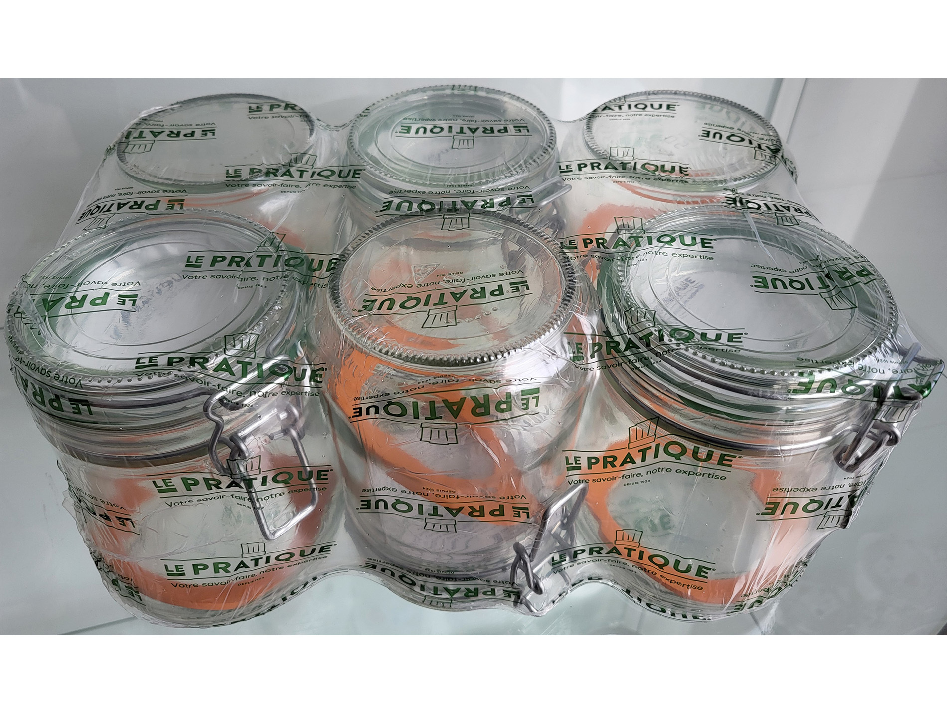 Bocaux LE PRATIQUE Ø85mm 0,75L x6