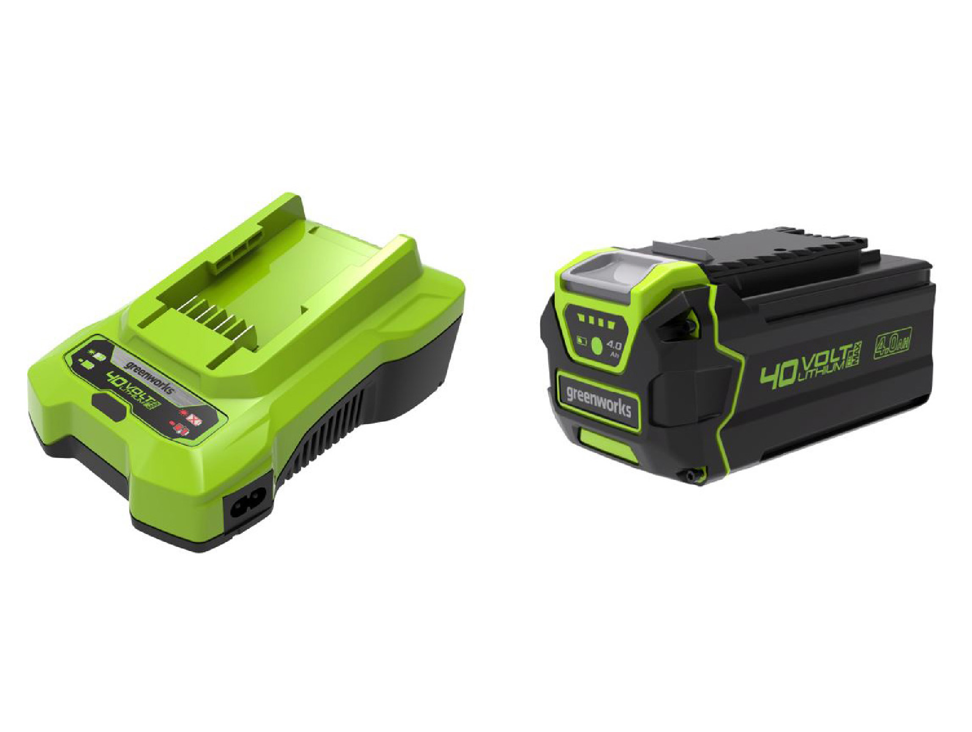 Batterie Li-Ion + chargeur GREENWORKS 40V 4Ah