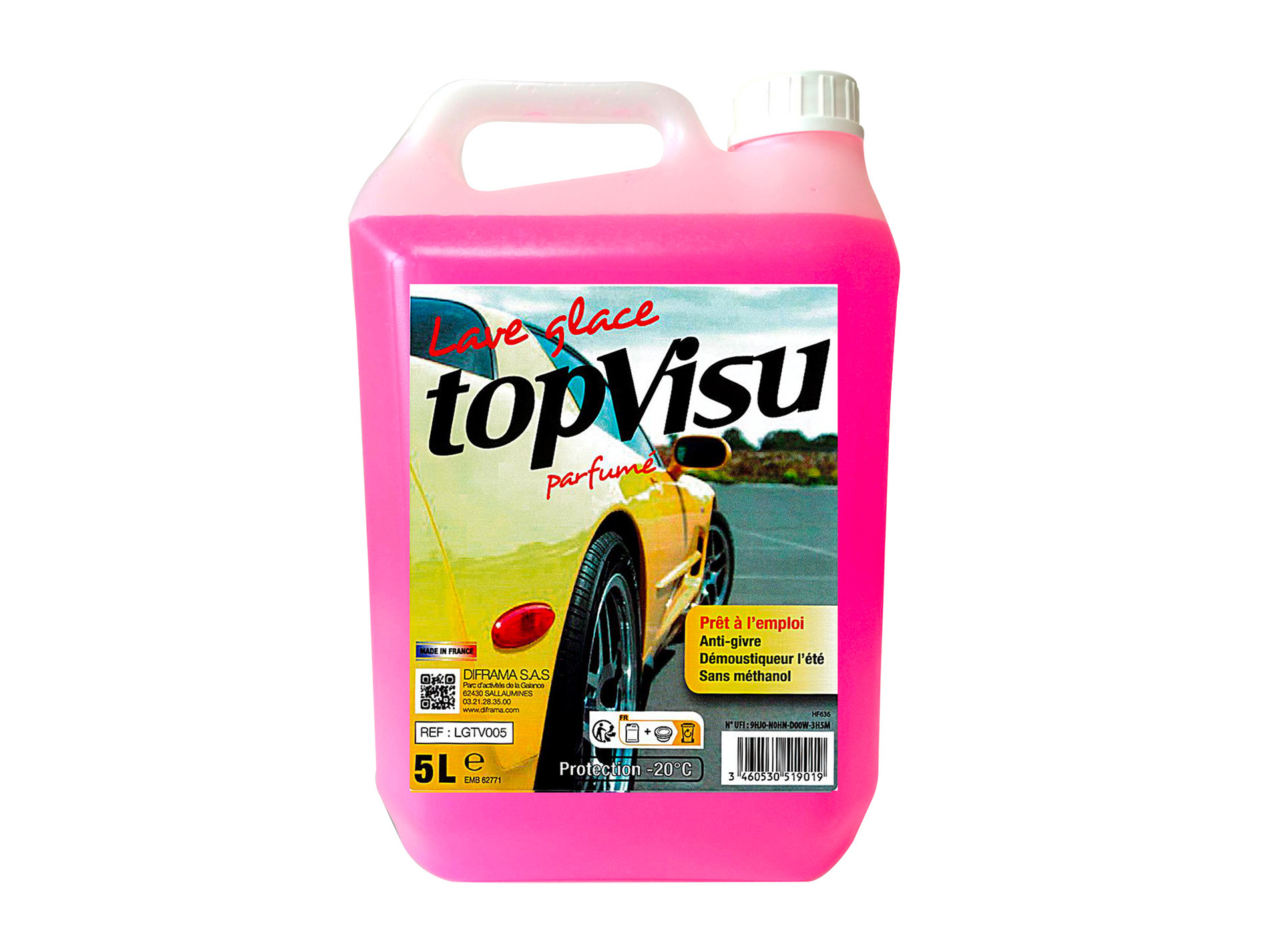 Lave glace hiver DIFRAMA 5L rose