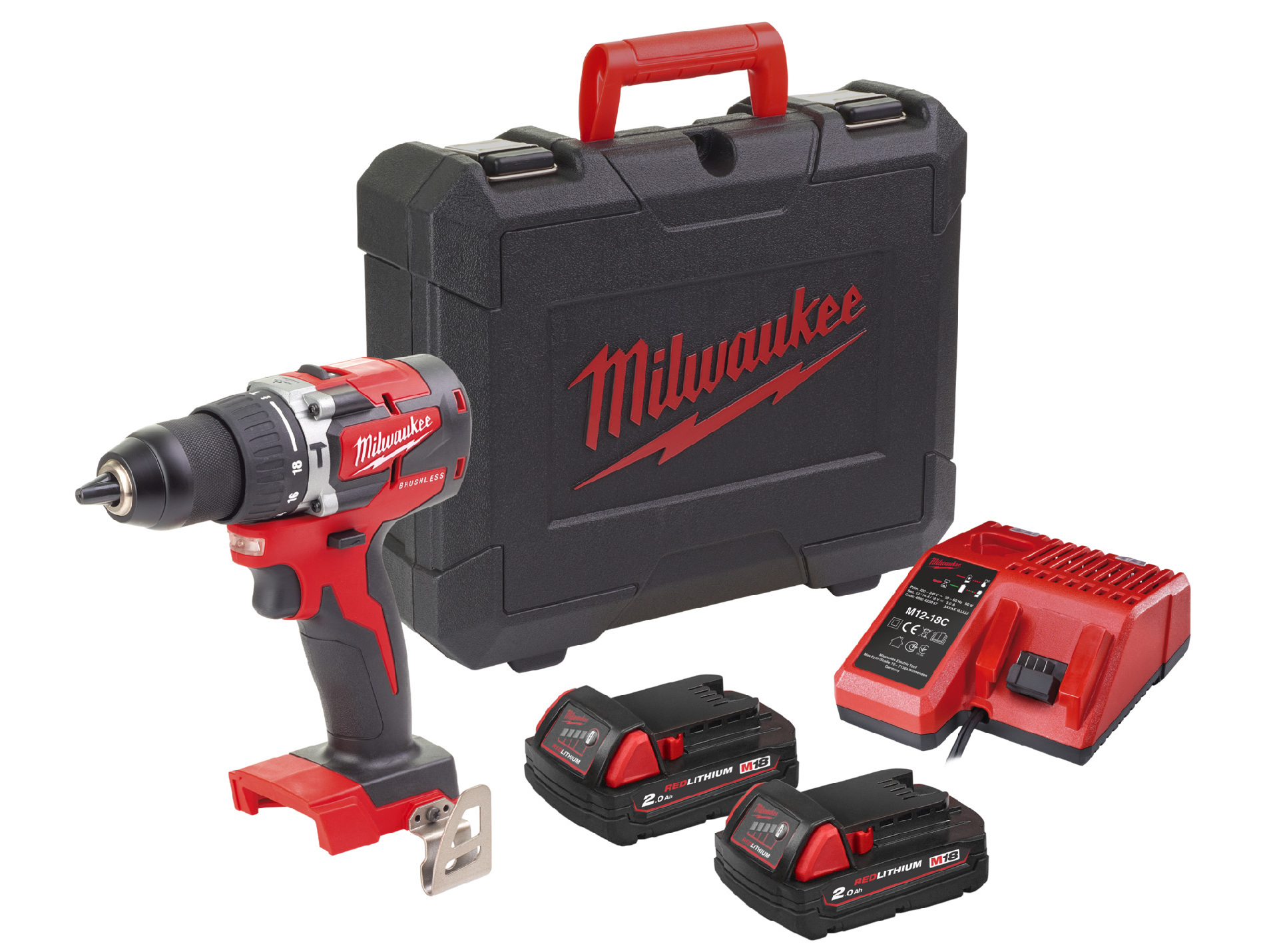 Perceuse à percussion sans fil MILWAUKEE 18V BLPDRC-202C