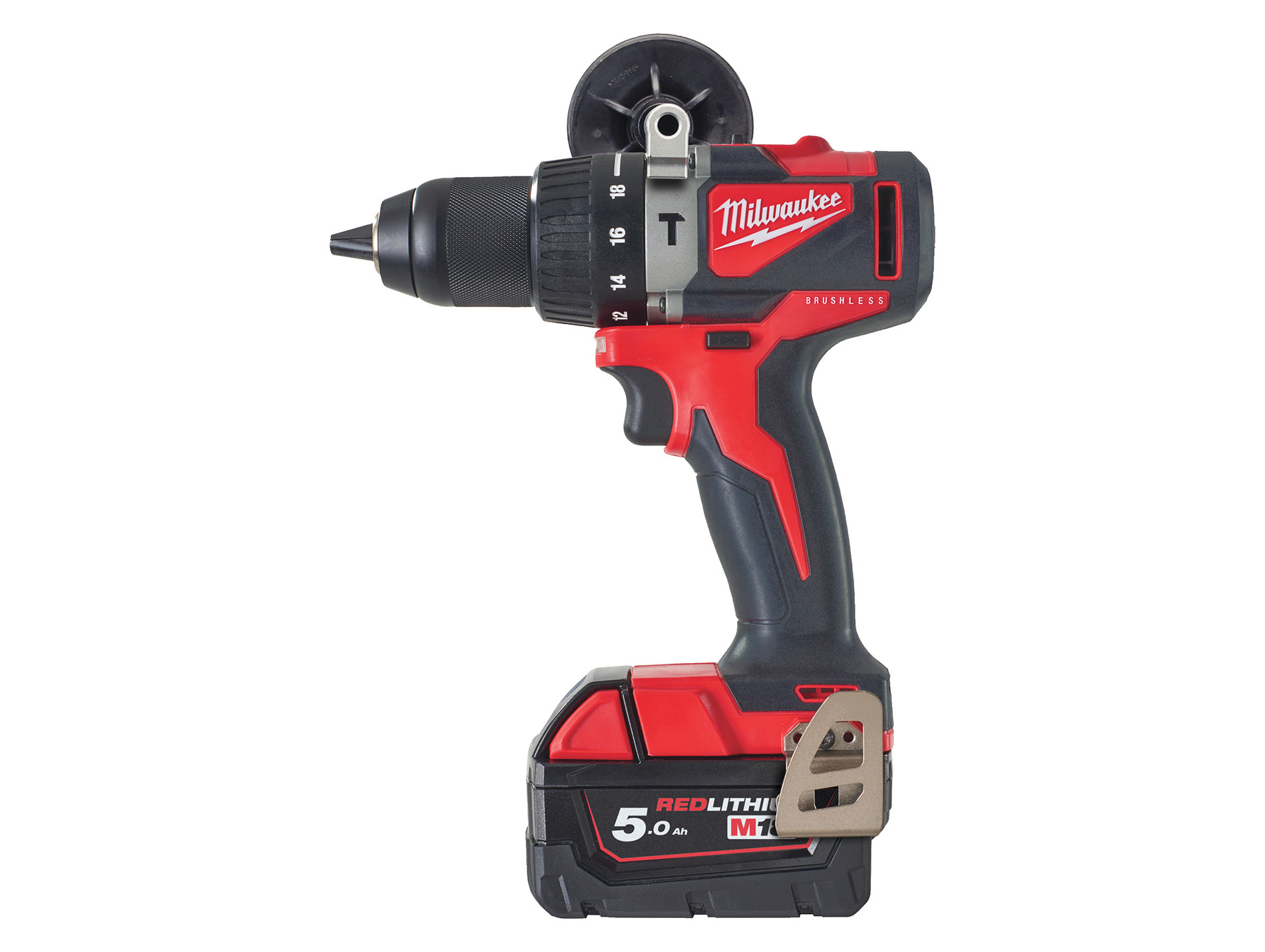 Perceuse à percussion MILWAUKEE M18 BLPD2-502X 2x5Ah
