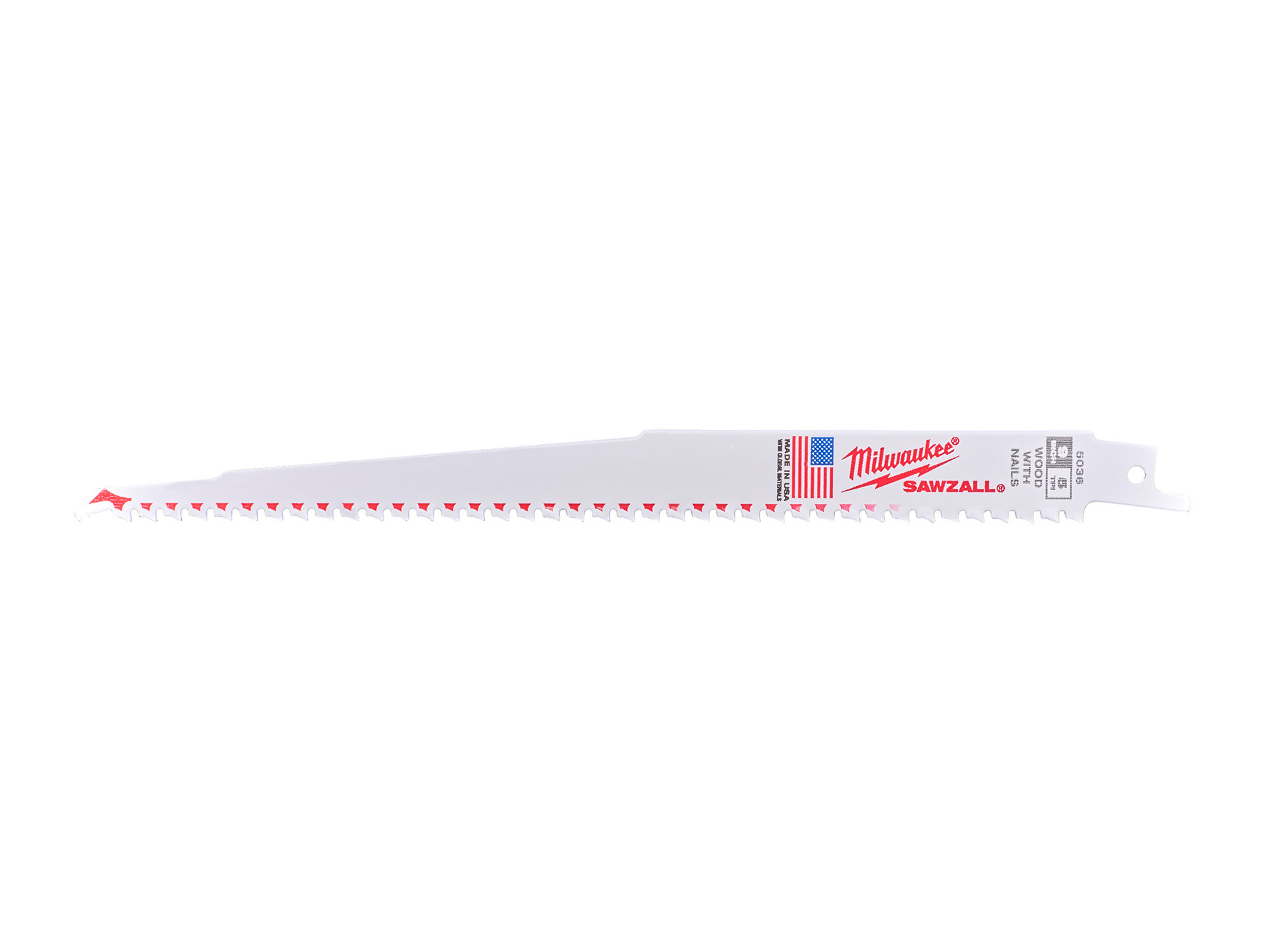 Lame de scie 203mm pour le bois avec clous x5