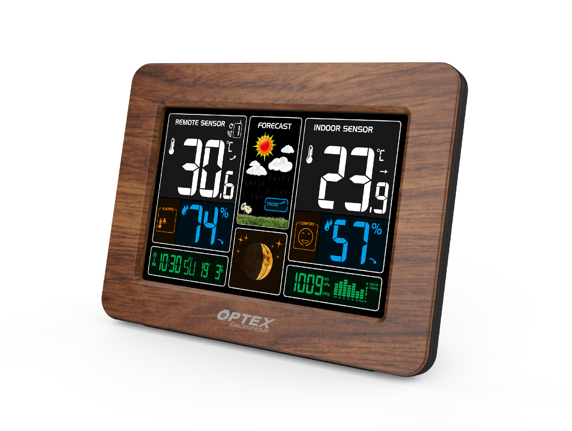 Station-météo OPTEX façade interchangeable