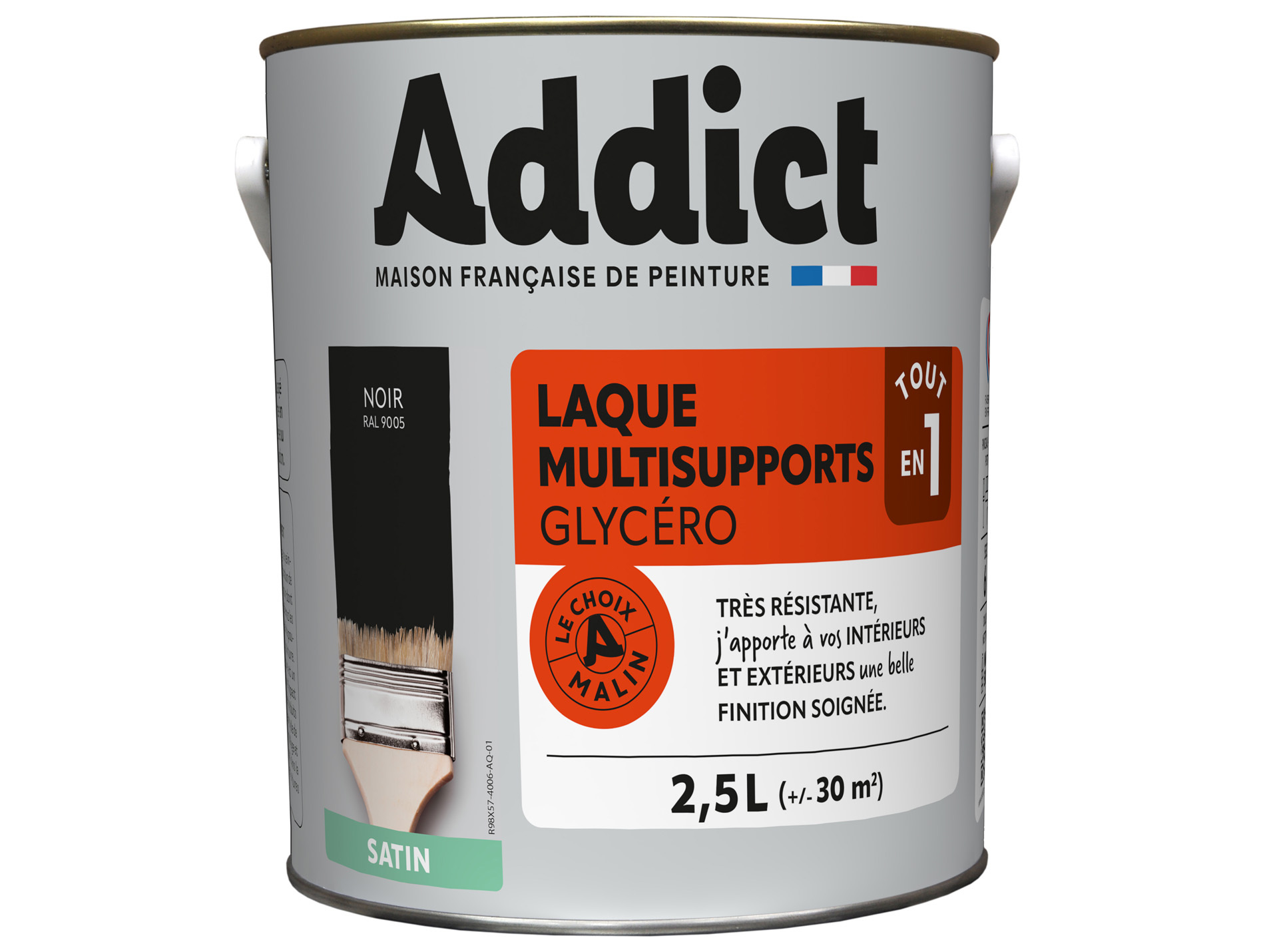 Peinture ADDICT pièces humides noir 2.5L