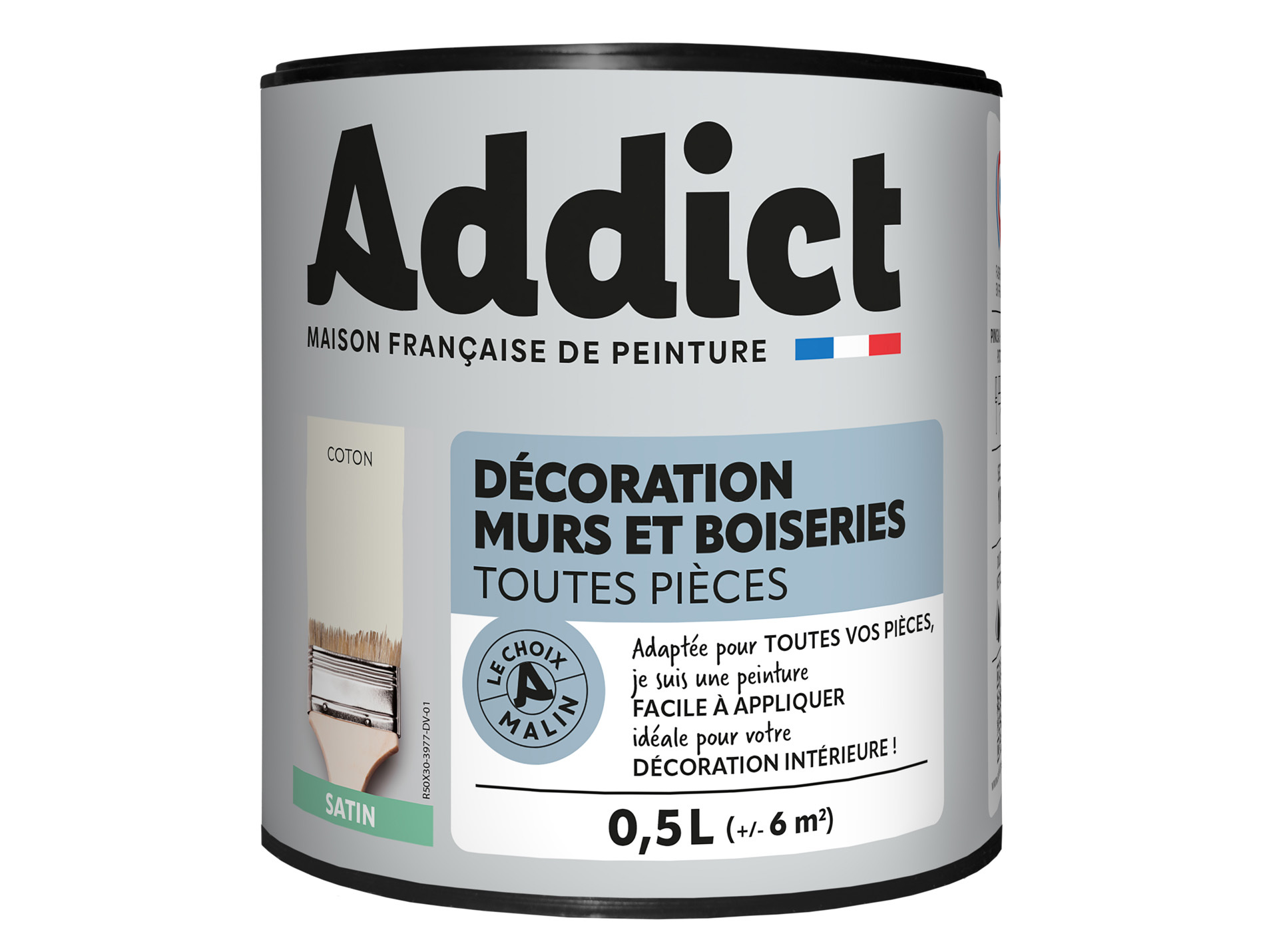 Peinture ADDICT pièces humides coton 0.5L