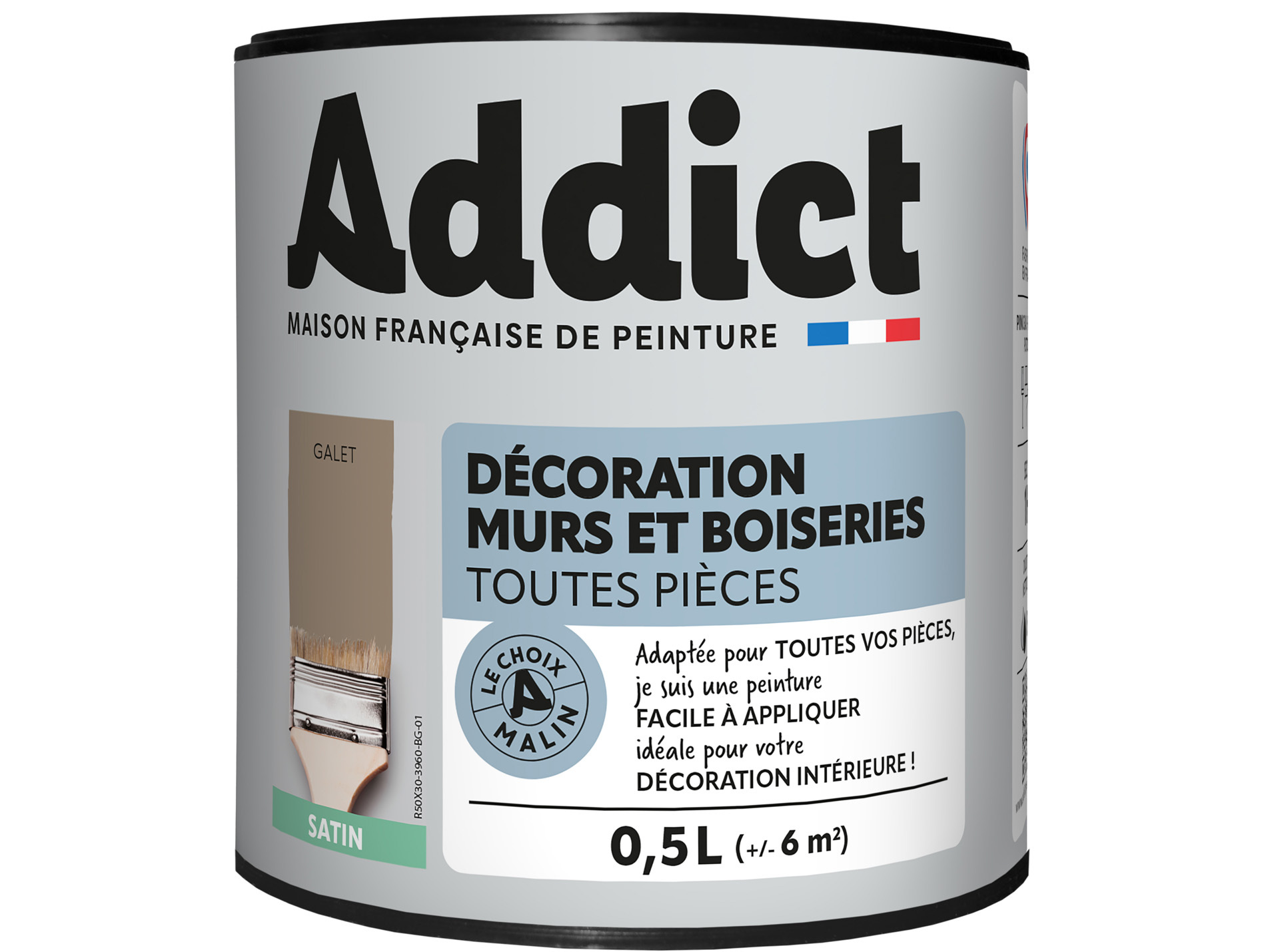 Peinture ADDICT pièces humides galet 0.5L