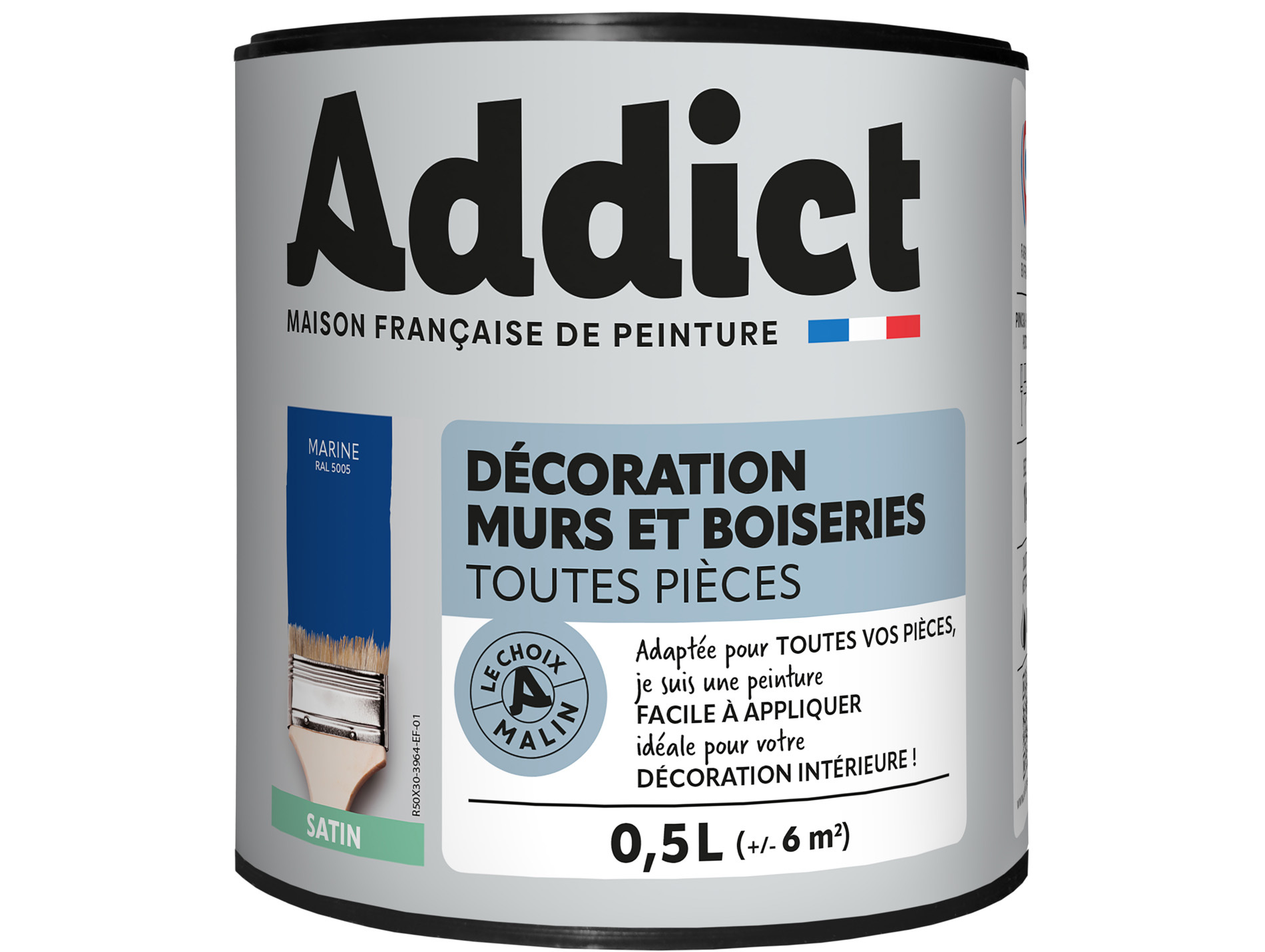 Peinture ADDICT pièces humides marine 0.5L
