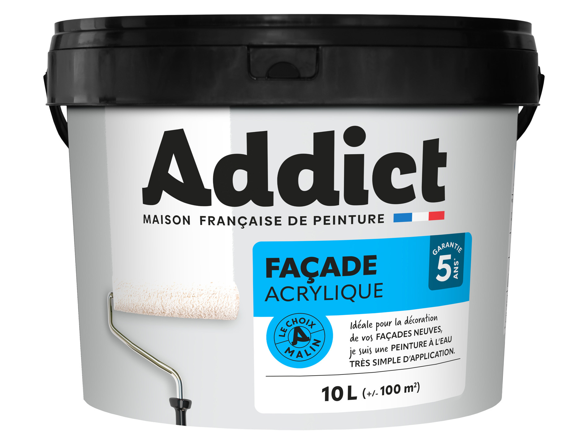 Peinture extérieure ADDICT Acryl façade blanc 10l