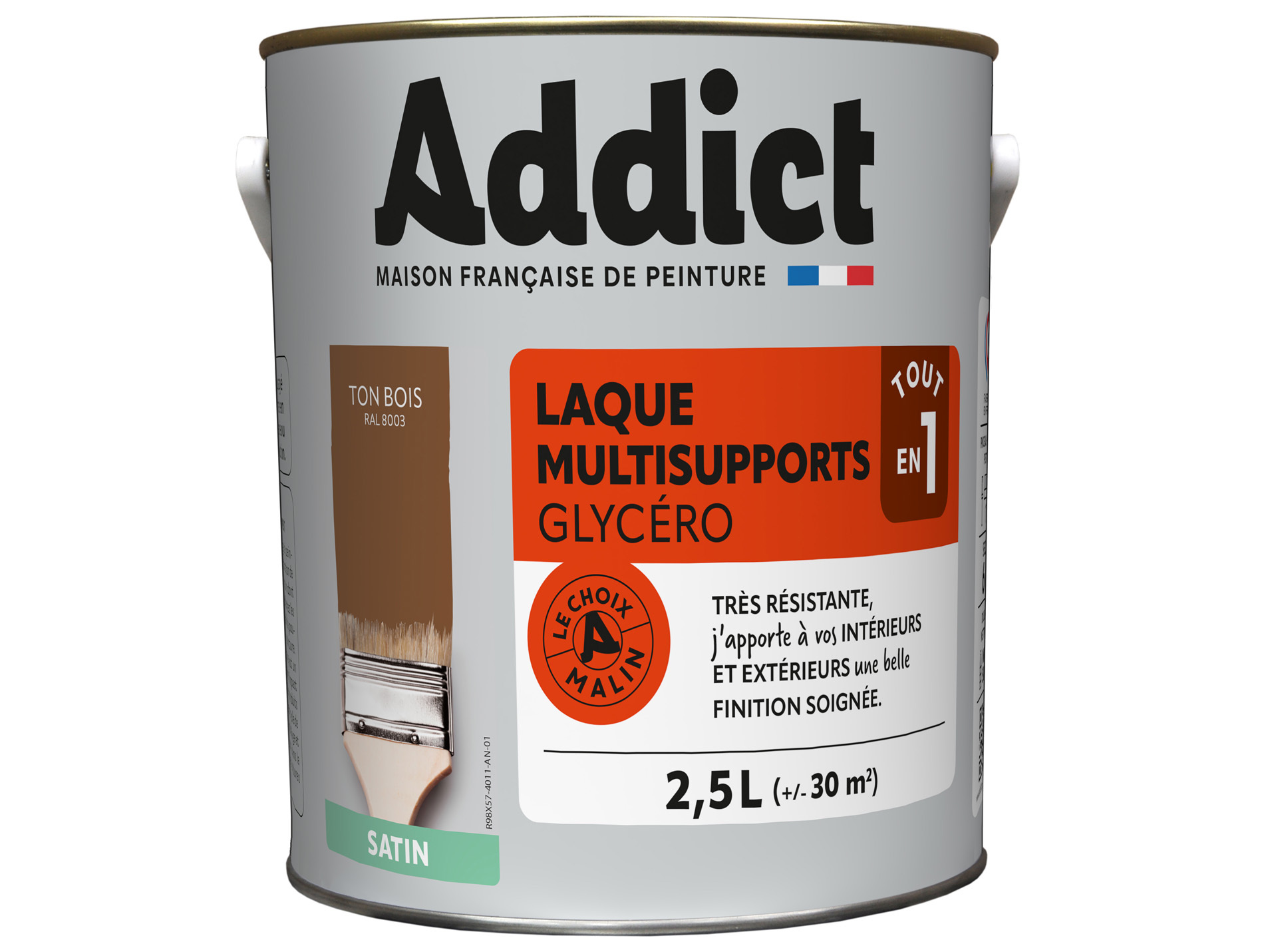 Peinture ADDICT pièces humides ton bois 2.5L