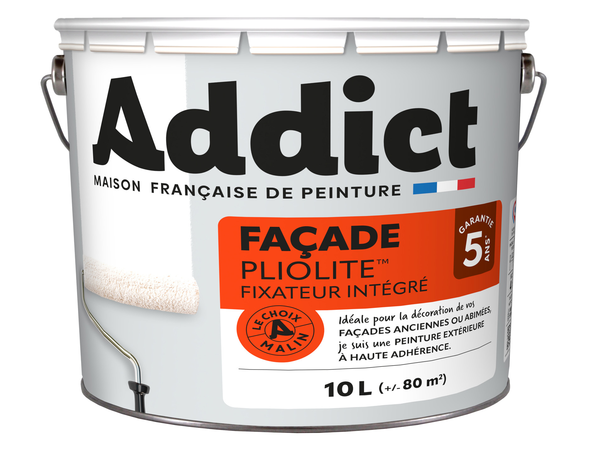 Peinture extérieure ADDICT Façade Pliolite blanc 10l