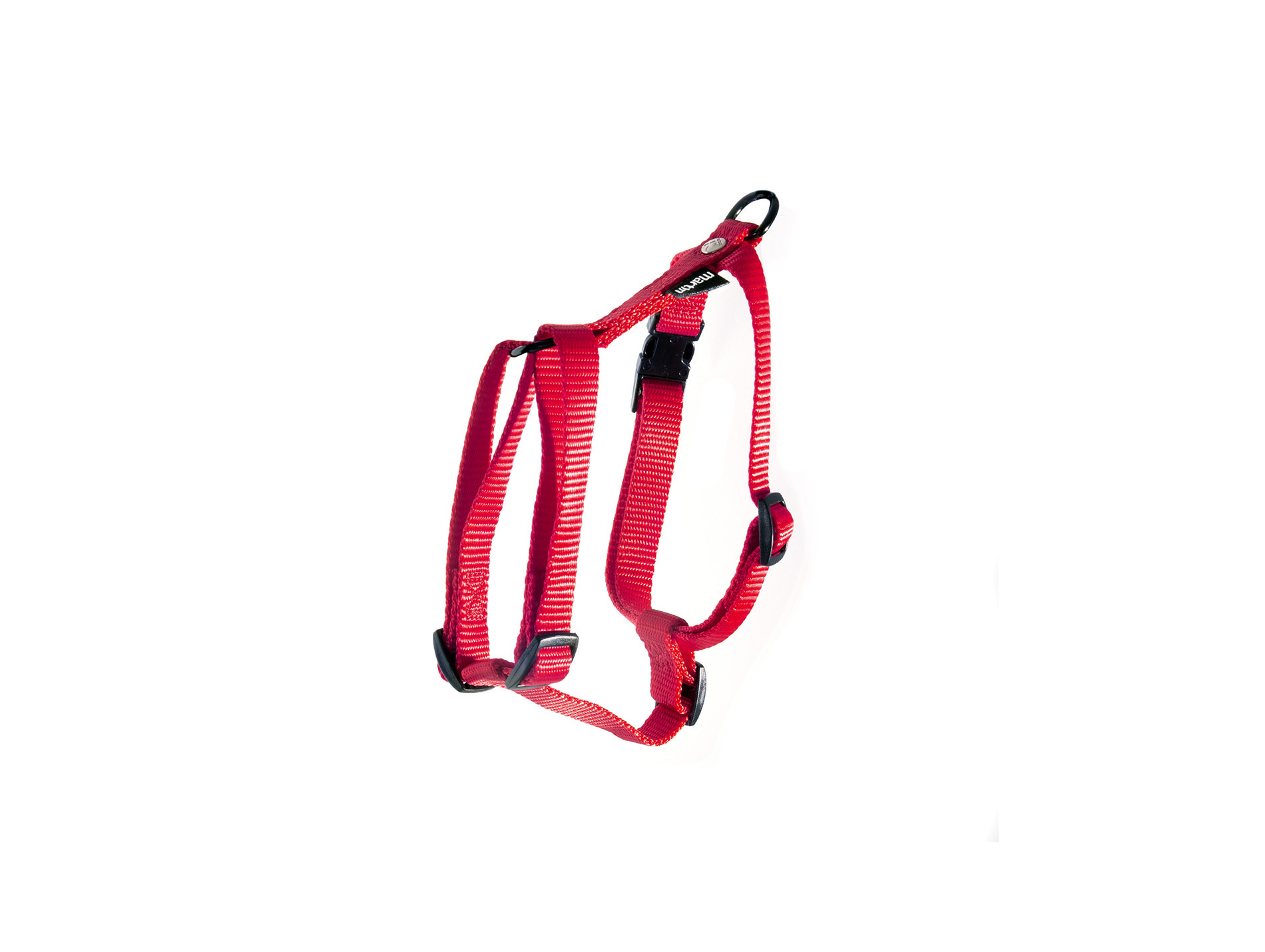 Harnais en nylon réglable MARTIN SELLIER l.40mm L.110cm rouge