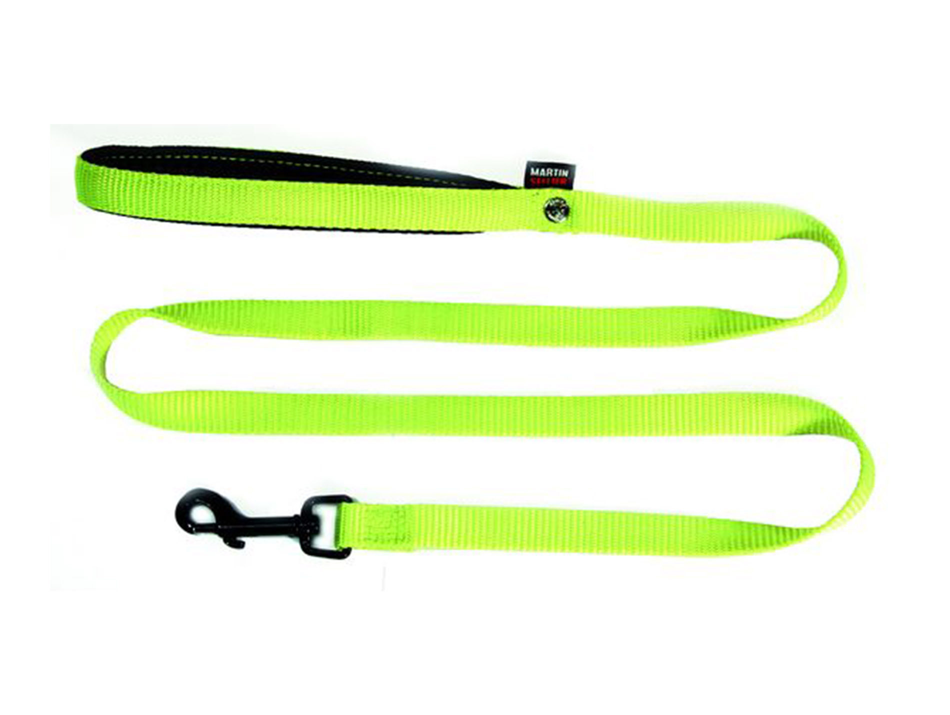 Laisse nylon simple MARTIN SELLIER l.16mm L.1,2m vert