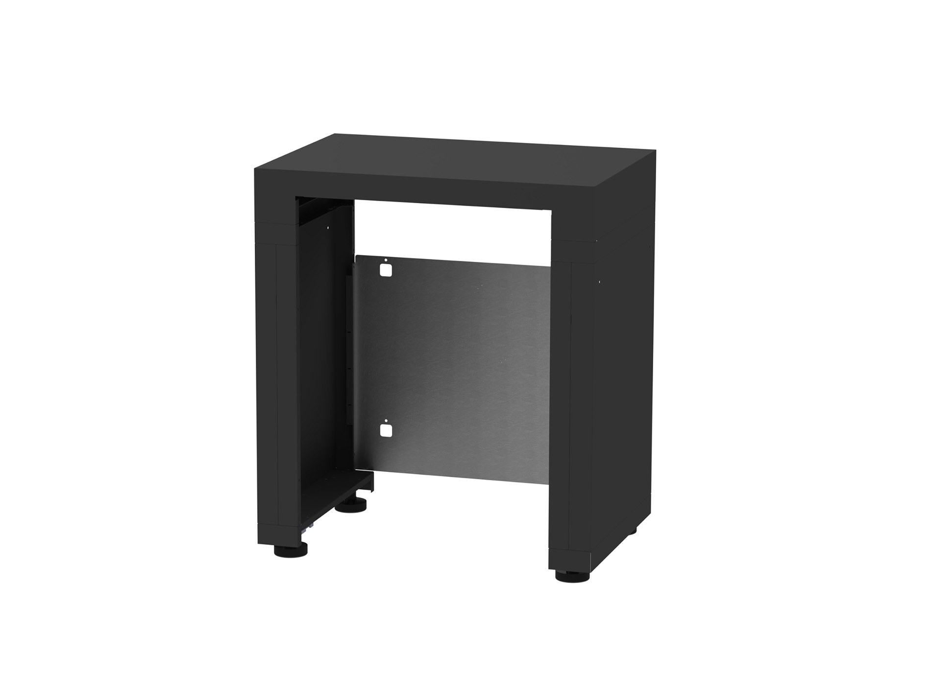 Meuble frigo cuisine extérieure LE MARQUIER noir