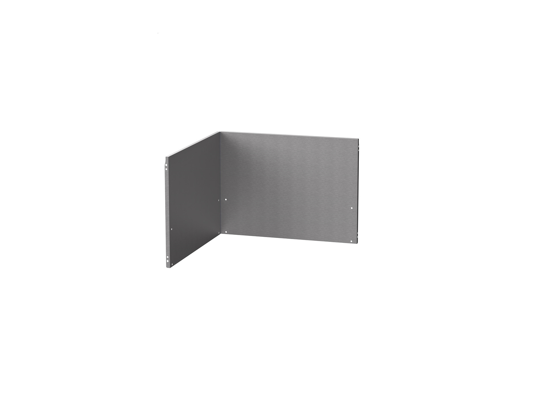Crédence cuisine extérieure LE MARQUIER inox