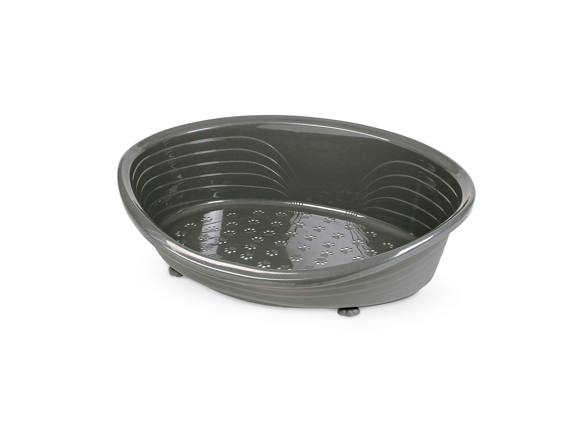Corbeille MARTIN SELLIER marron en plastique 78x55cm