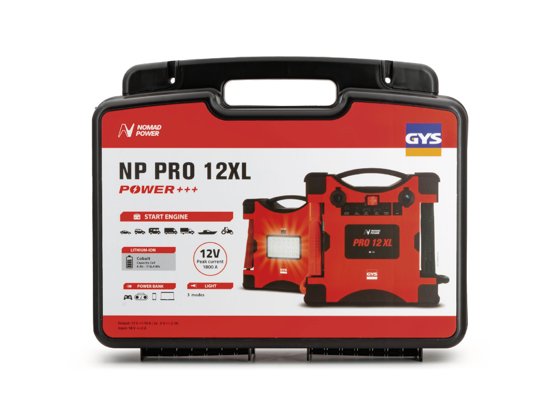 Booster GYS Nomad Power Pro 12 XL 118,4w/h