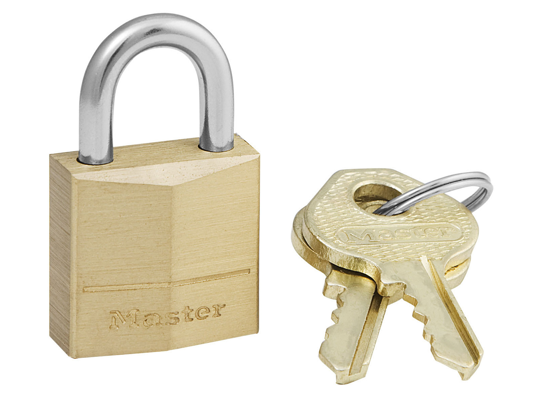 Cadenas MASTER LOCK à clé laiton 20mm