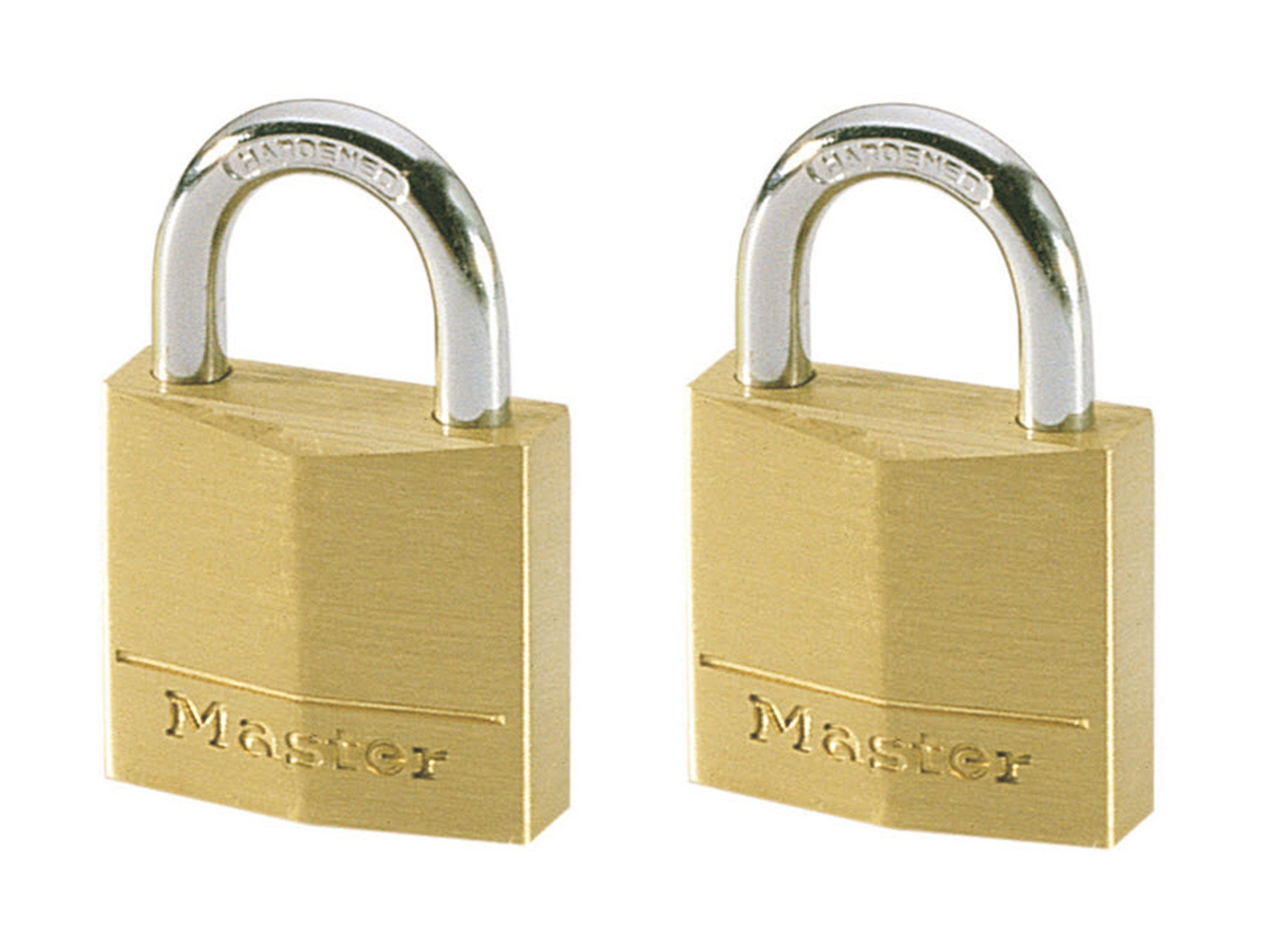 Cadenas à clé MASTER LOCK Ø5mm l.3cm x2