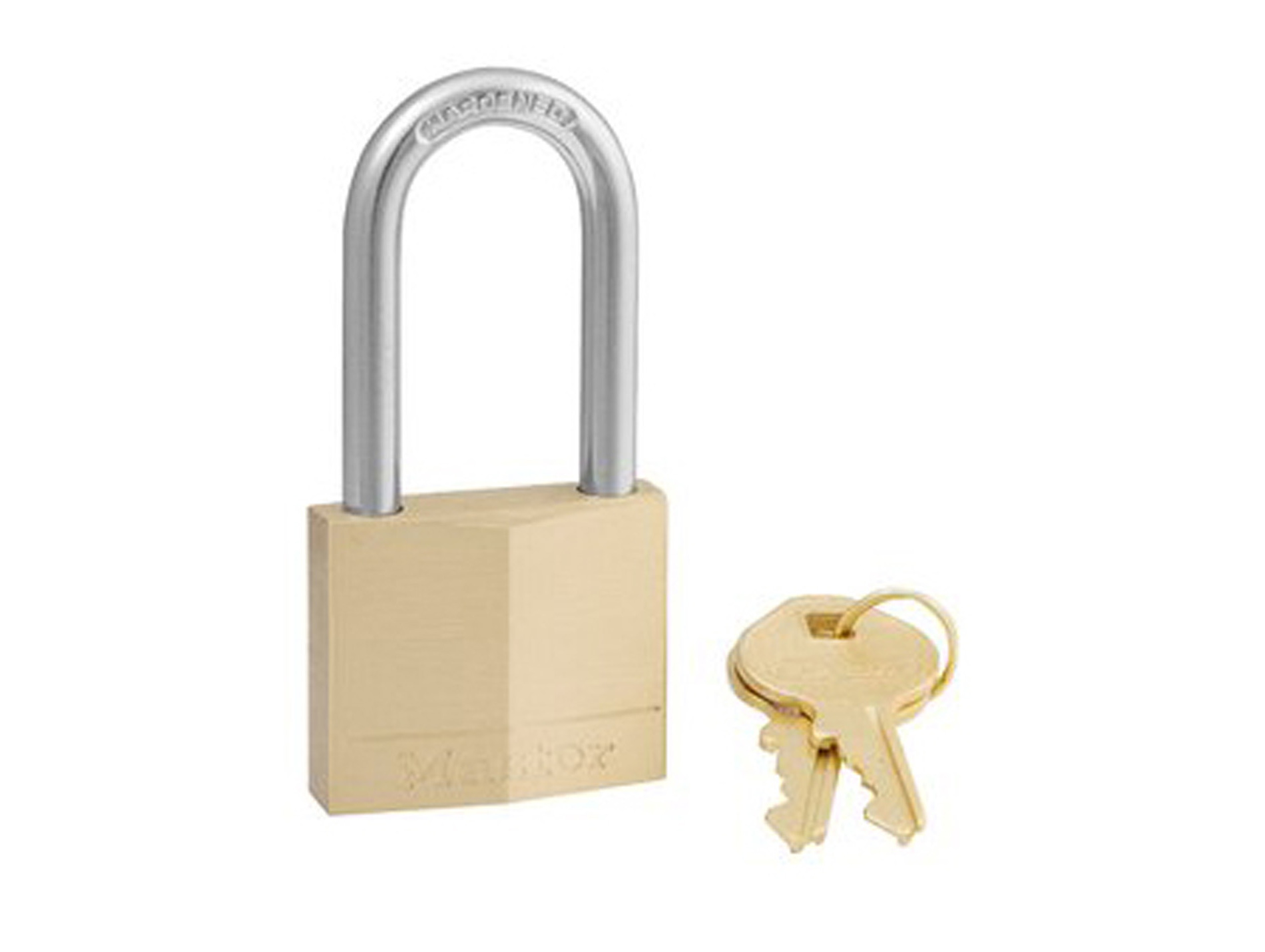 Cadenas à clé avec grande anse MASTER LOCK Ø6mm l.4cm