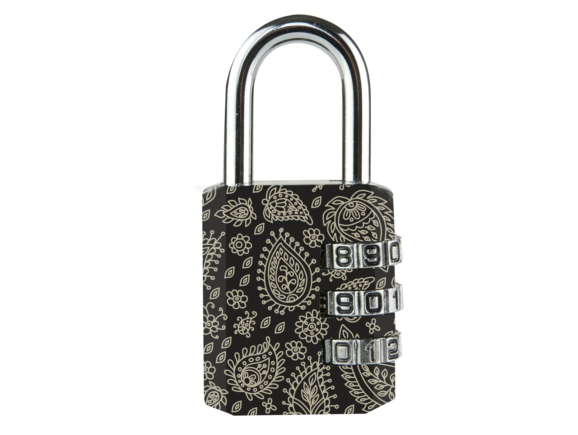 Cadenas à combinaison programmable MASTER LOCK Imprimé Ø5mm l.3cm