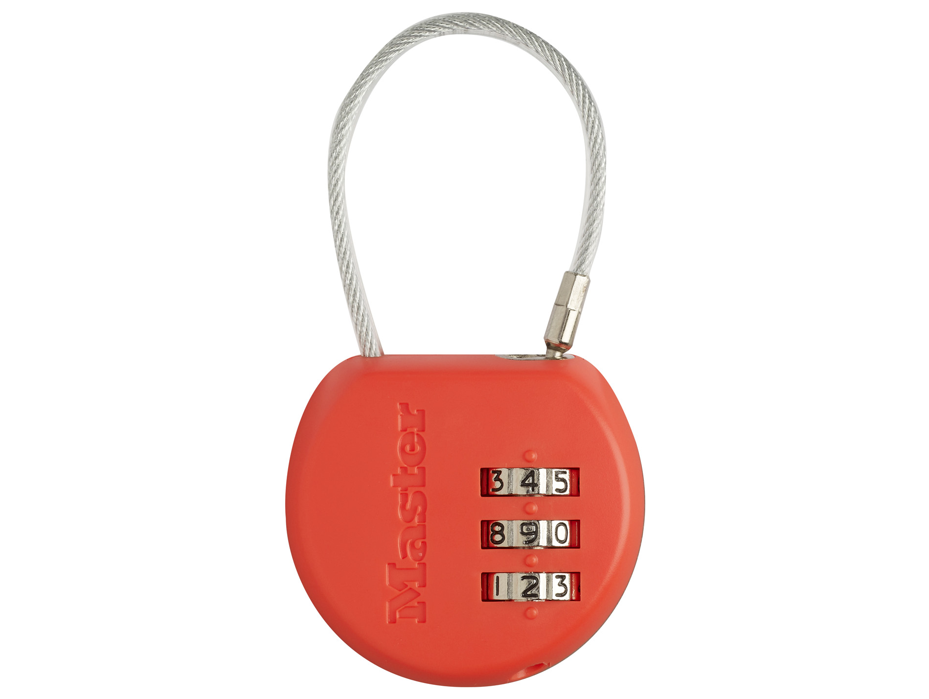 Cadenas MASTER LOCK porte-adresse à code 3 chiffres 42mm