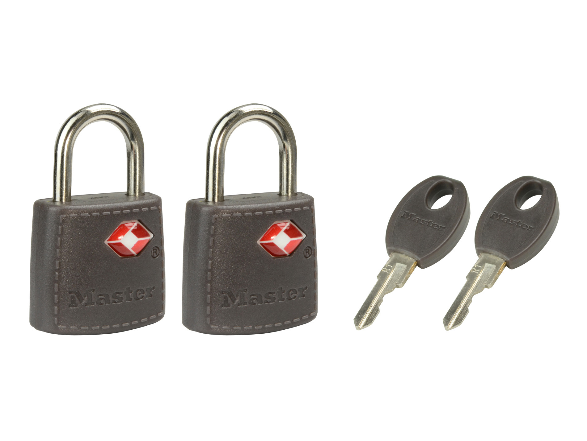 Cadenas à clé pour bagages MASTER LOCK Ø3mm l.2,3cm