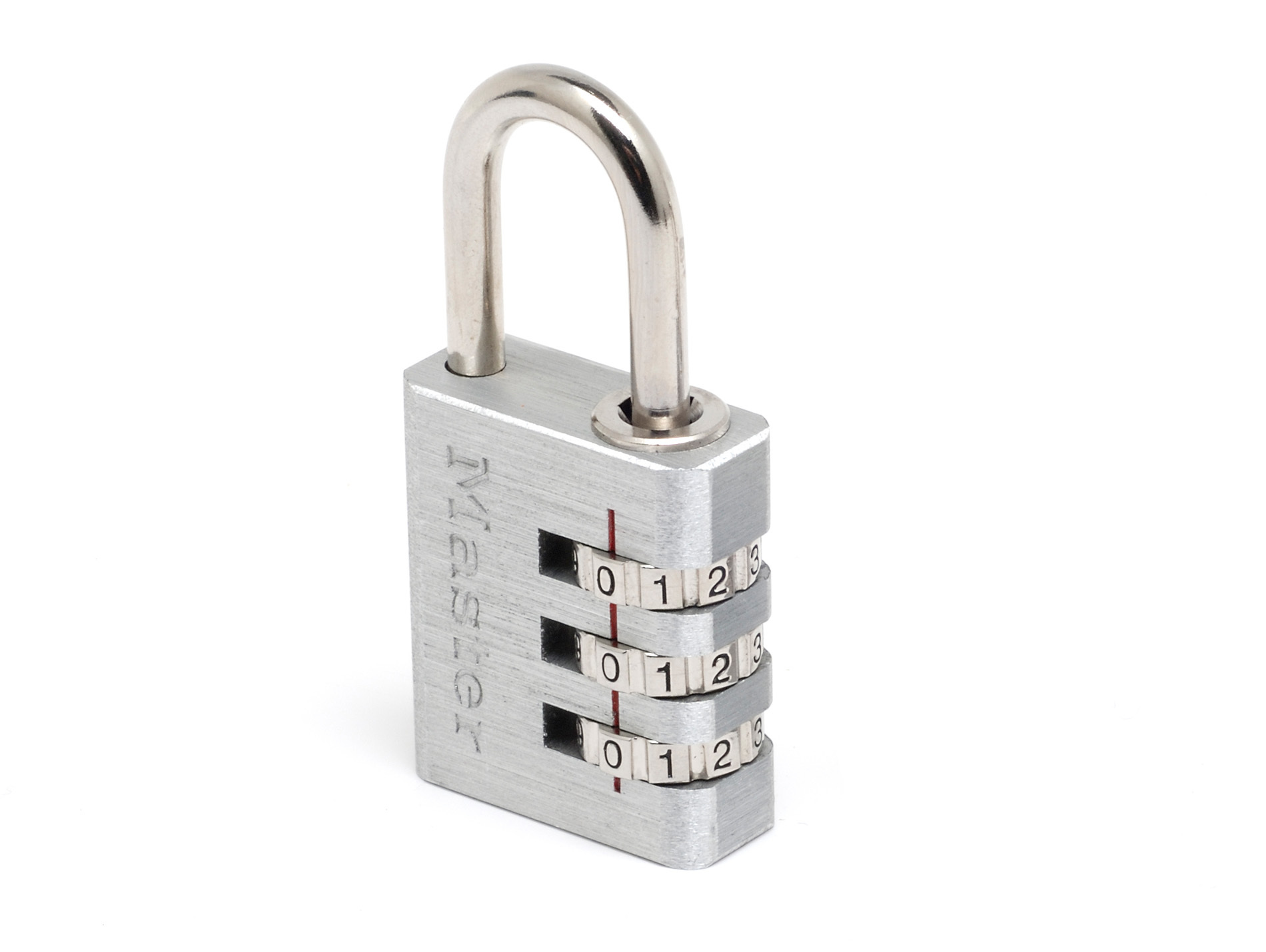 Cadenas à combinaison programmable MASTER LOCK Alu Ø5mm l.3cm