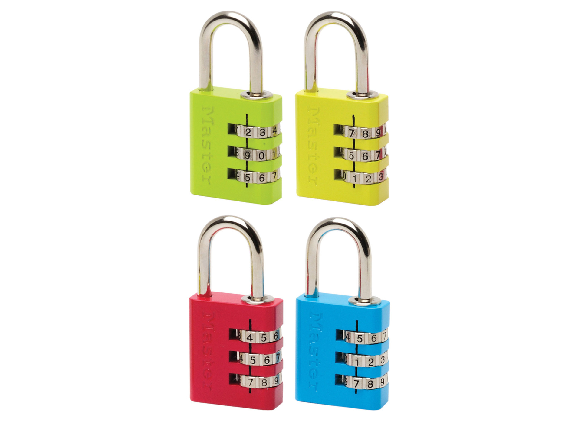 Cadenas à combinaison programmable MASTER LOCK Couleur Ø5mm l.3cm