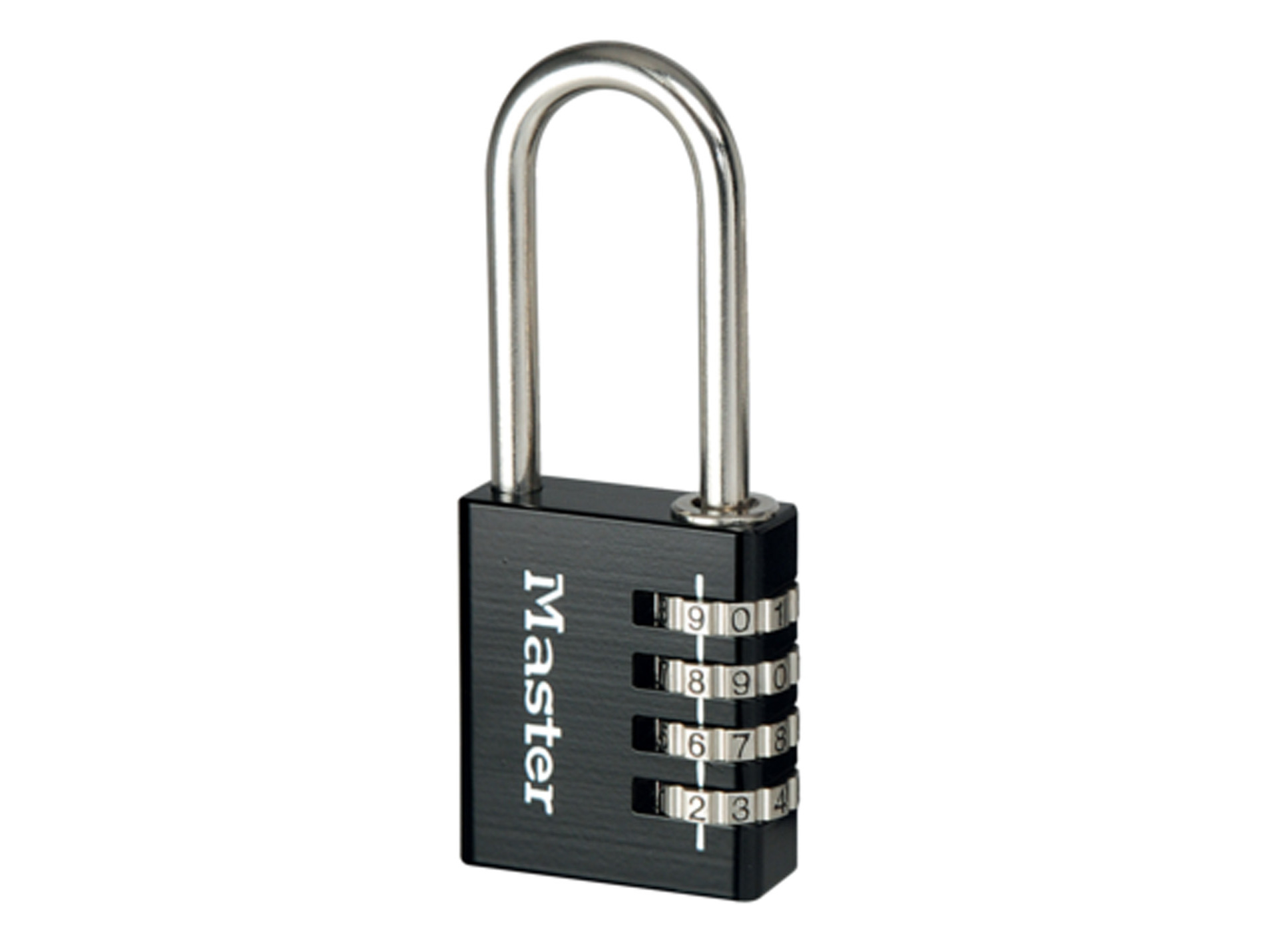 Cadenas à combinaison programmable MASTER LOCK Alu Ø6mm l.4cm