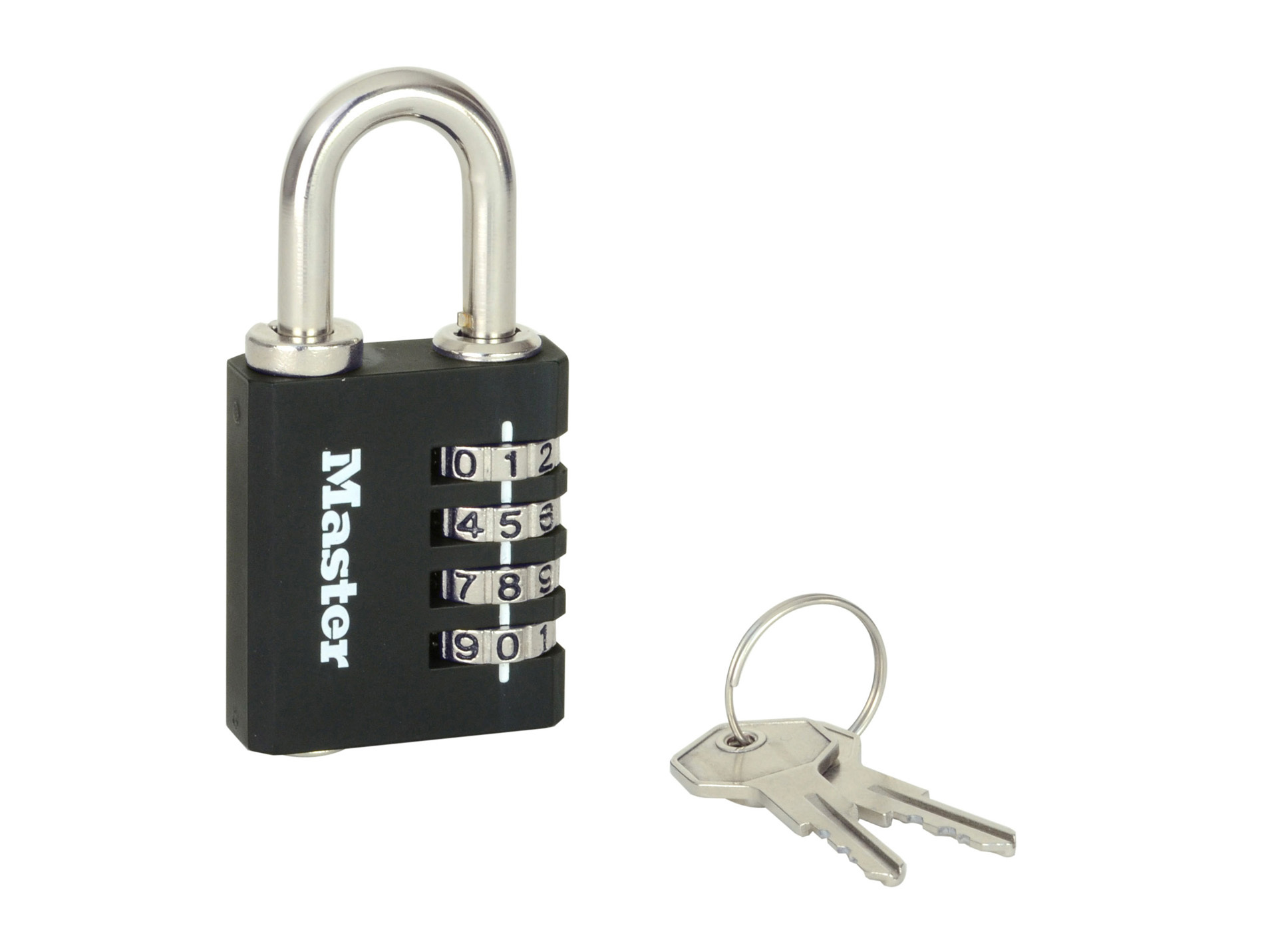 Cadenas à combinaison MASTER LOCK Ø6mm l.4cm