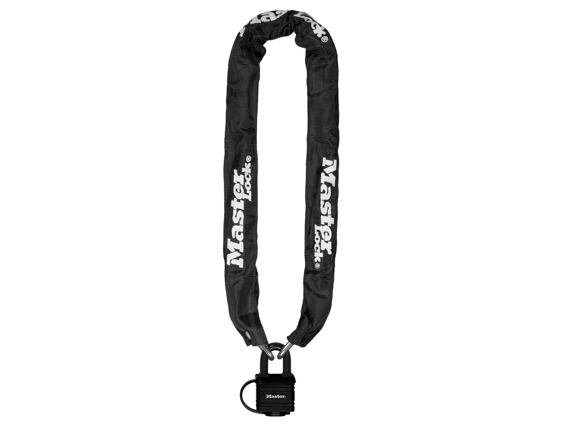 Chaîne antivol à clé MASTER LOCK Noir Ø6mm L.90cm