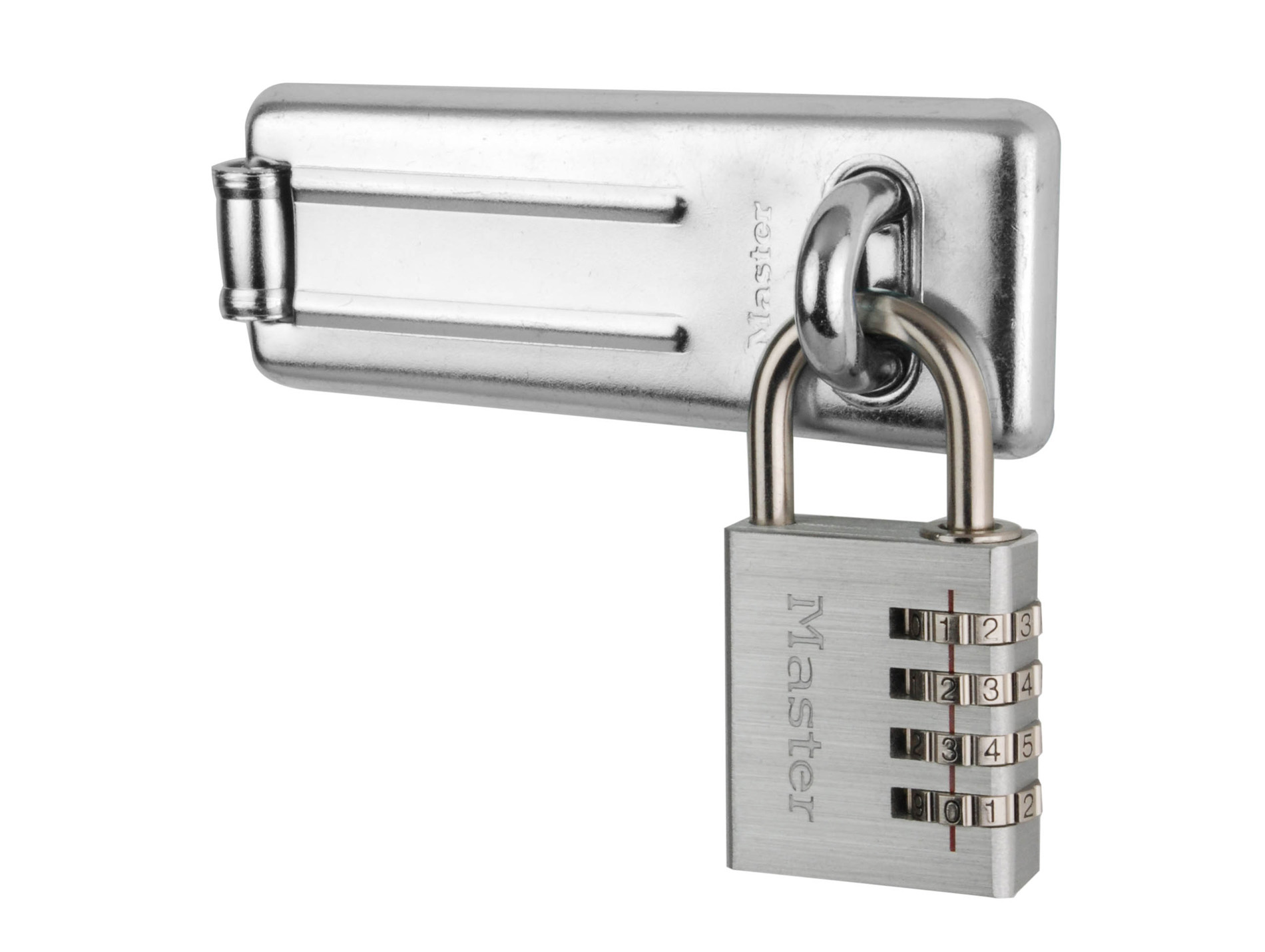 Cadenas MASTER LOCK à code 4 chiffres 40mm avec moraillon