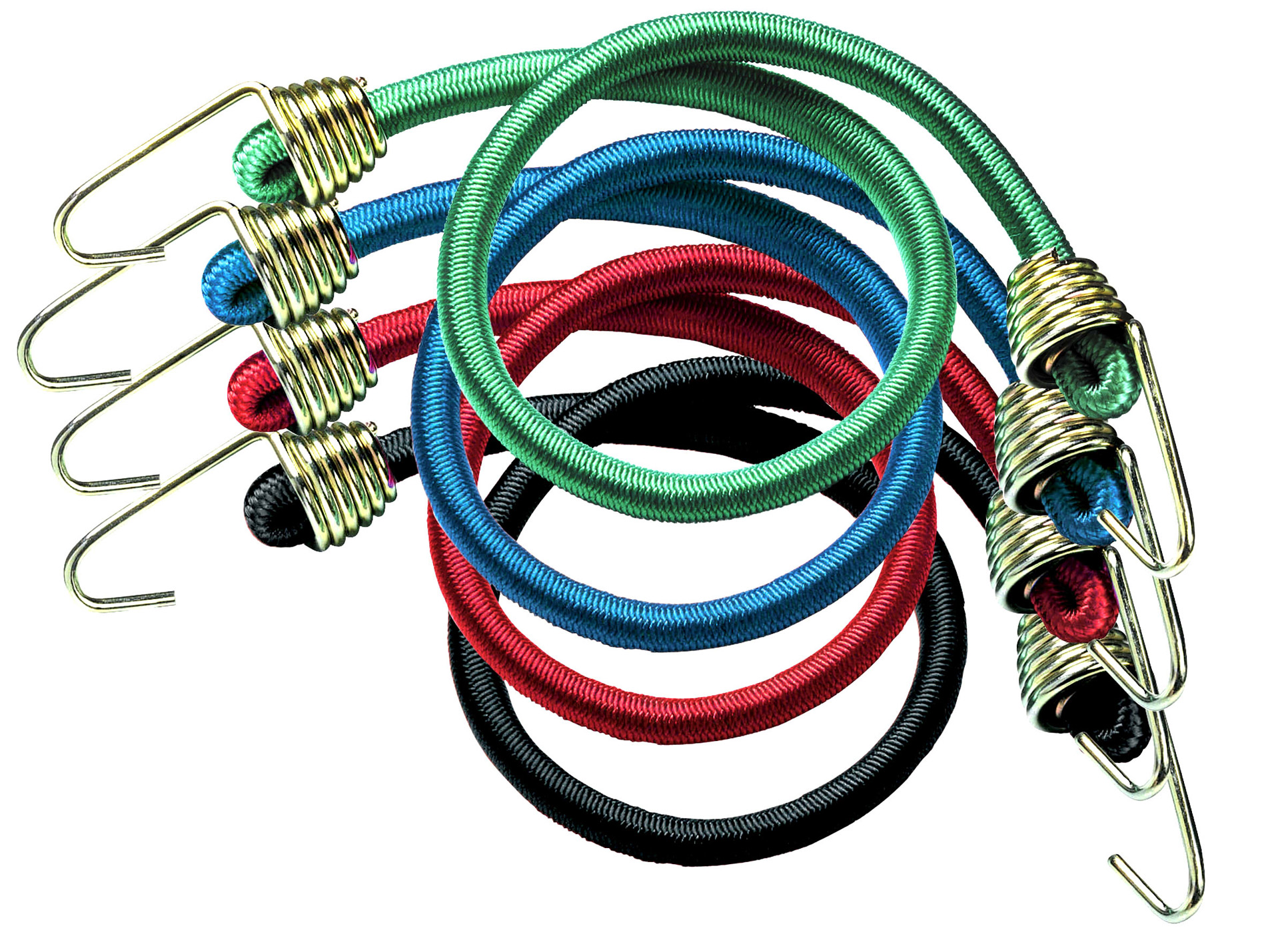 Sangle MASTER LOCK élastique 25cm coloris variés lot de 4